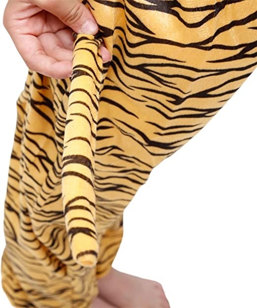 Mey İthalat® Çocuk Kaplan Kostumu - Aslan Kostümü 4-5 Yaş 100 cm