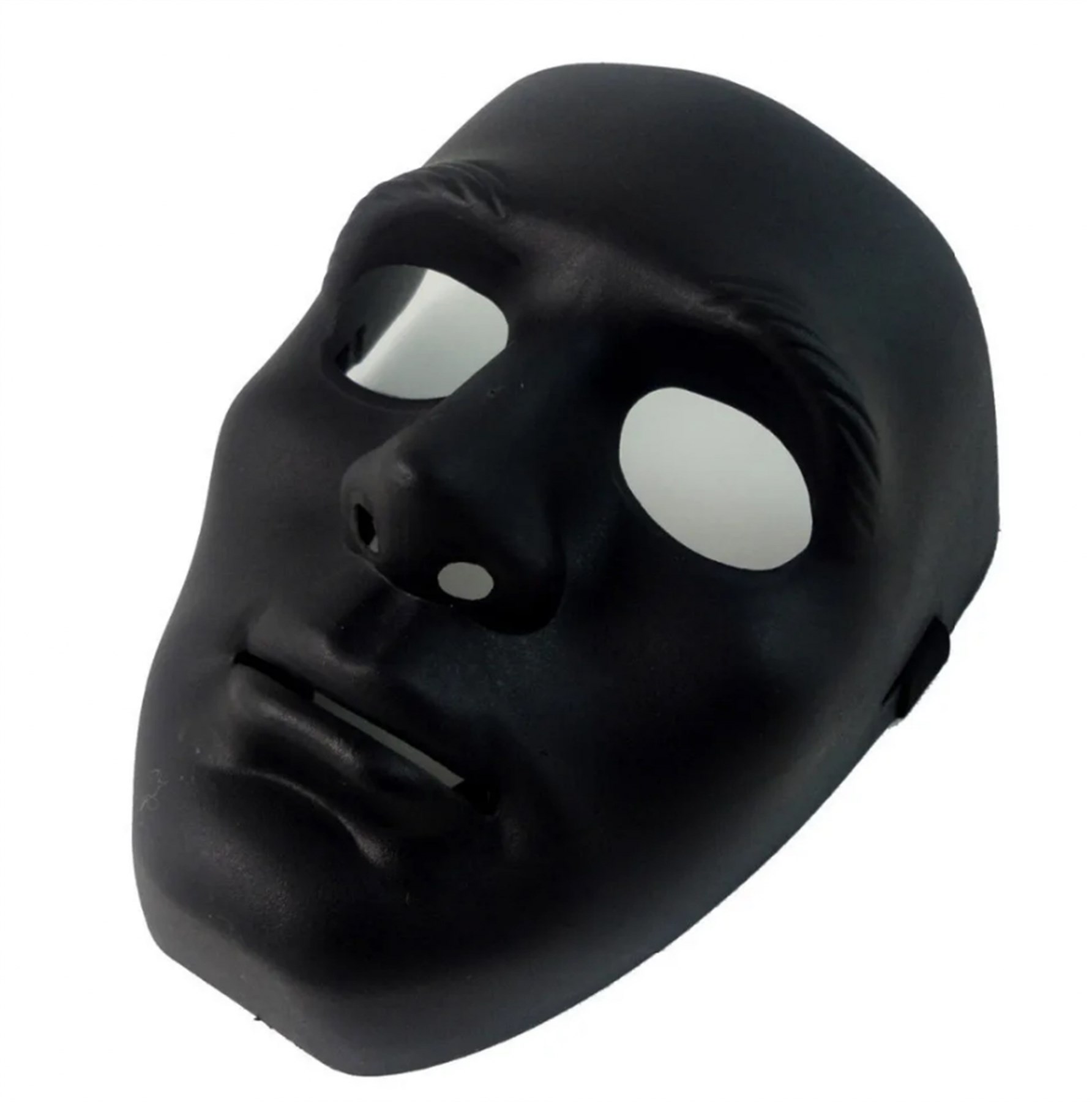 Mey İthalat® Siyah Renk Hip Hop Anonim Jabbawockeez Dans Maskesi 18x19 cm