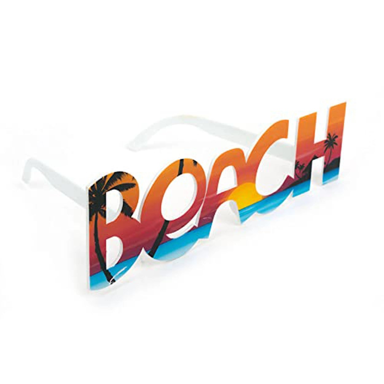 Mey İthalat® Beach Yazılı Parti Gözlüğü Yaza Merhaba Hawaii Show Gözlüğü 19x6 cm