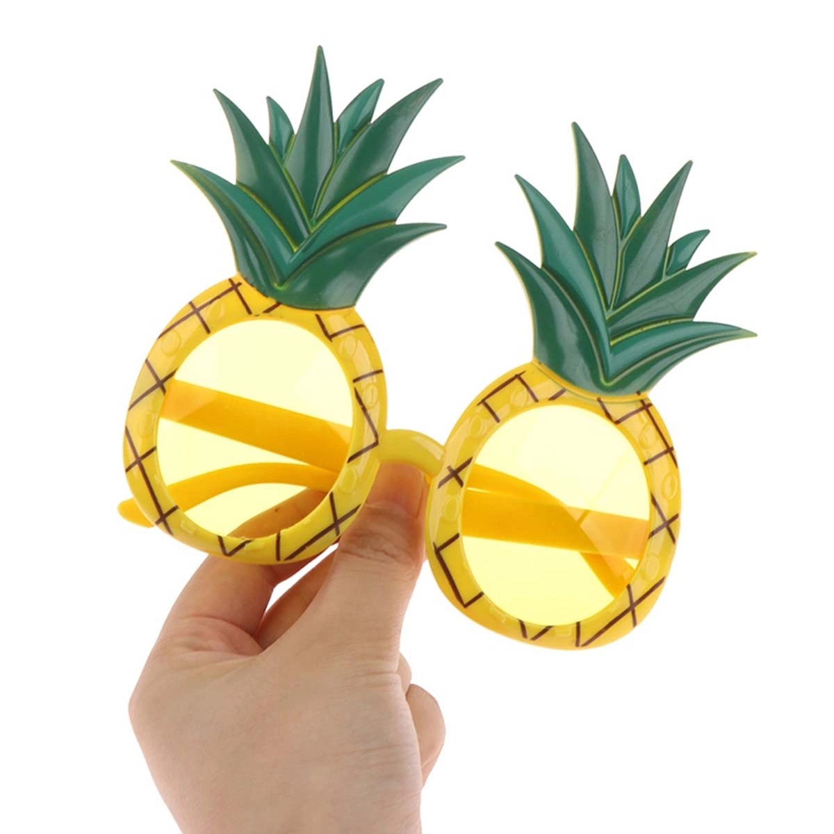 Mey İthalat® Tropikal Hawaii Ananas Şekilli Parti Gözlüğü 9.5 x 14 cm