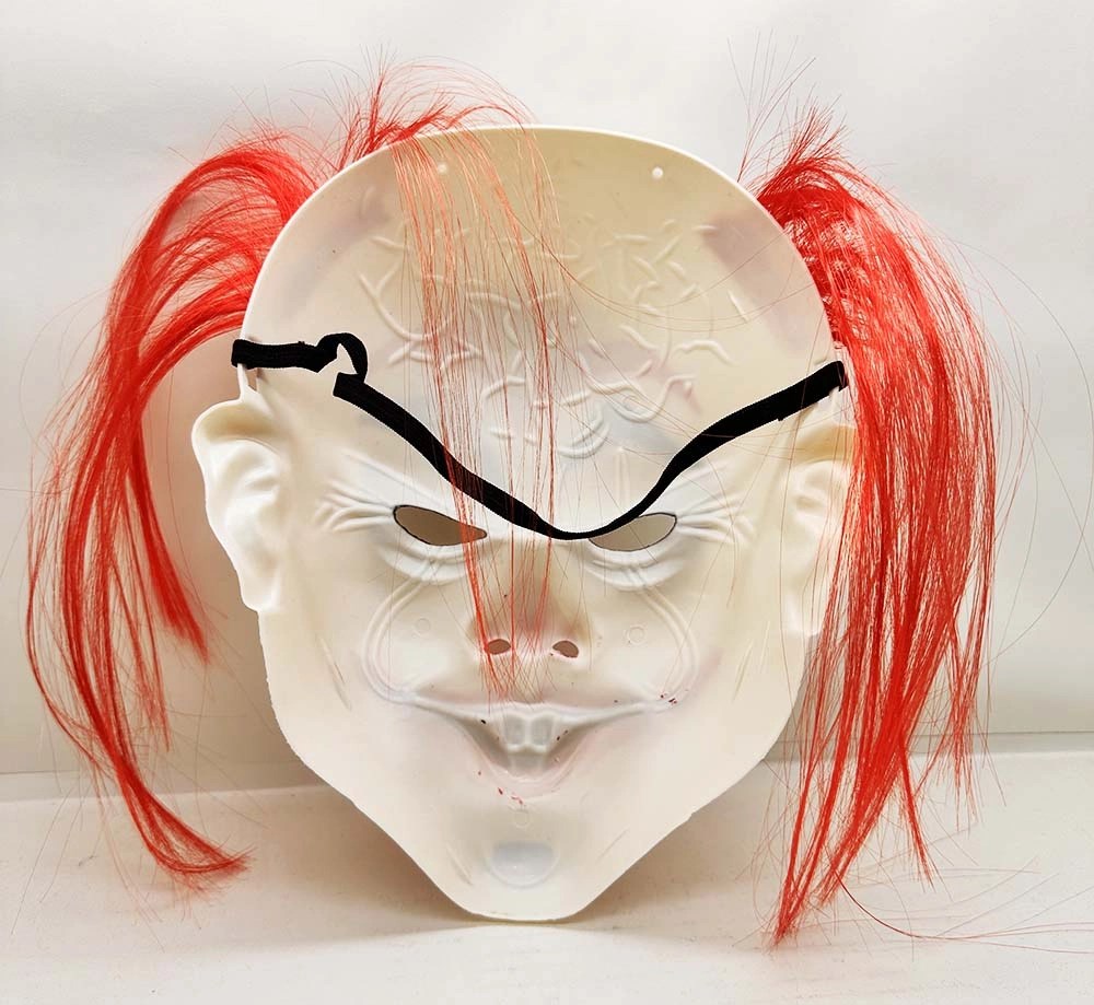 Mey İthalat® Kızıl Saçlı Joker Palyaço Maskesi