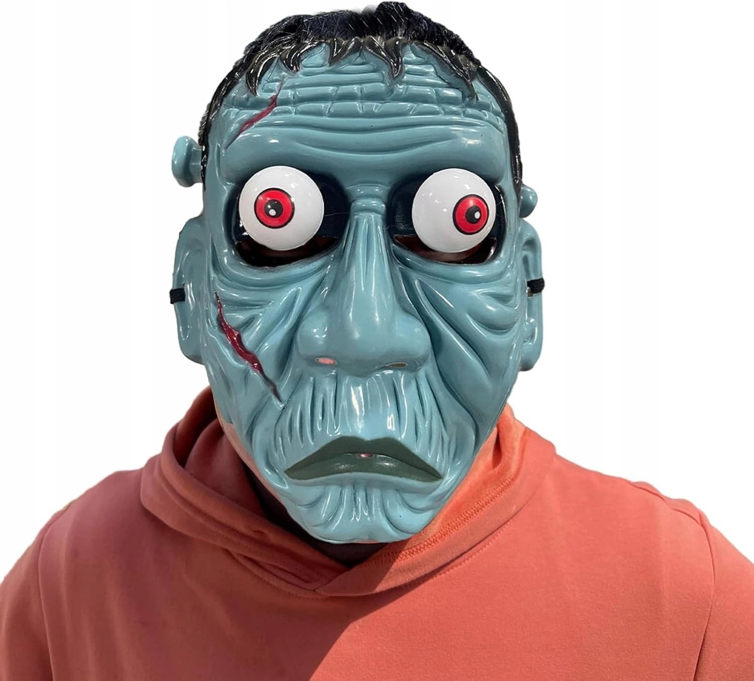 Mey İthalat® Frankenstein Temalı Sallanan Oynar Gözlü Maske