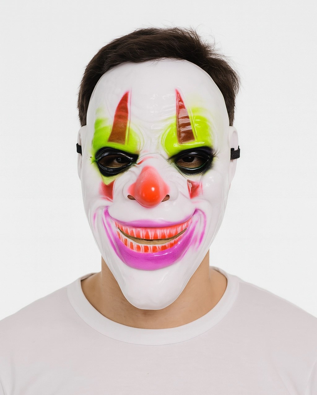 Mey İthalat® Delirten Gülüş Psikopat Palyaço Temalı Joker Maskesi