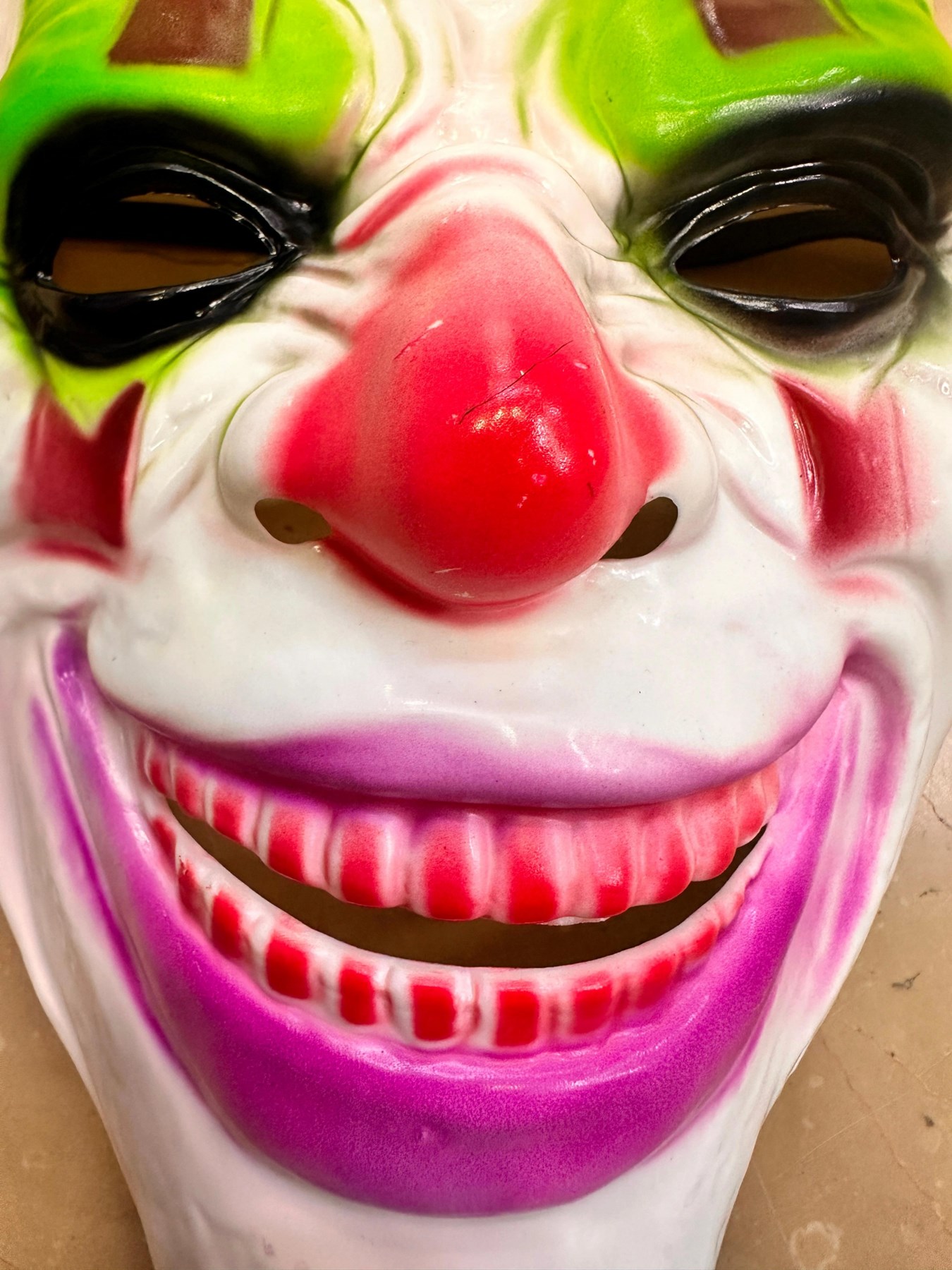 Mey İthalat® Delirten Gülüş Psikopat Palyaço Temalı Joker Maskesi