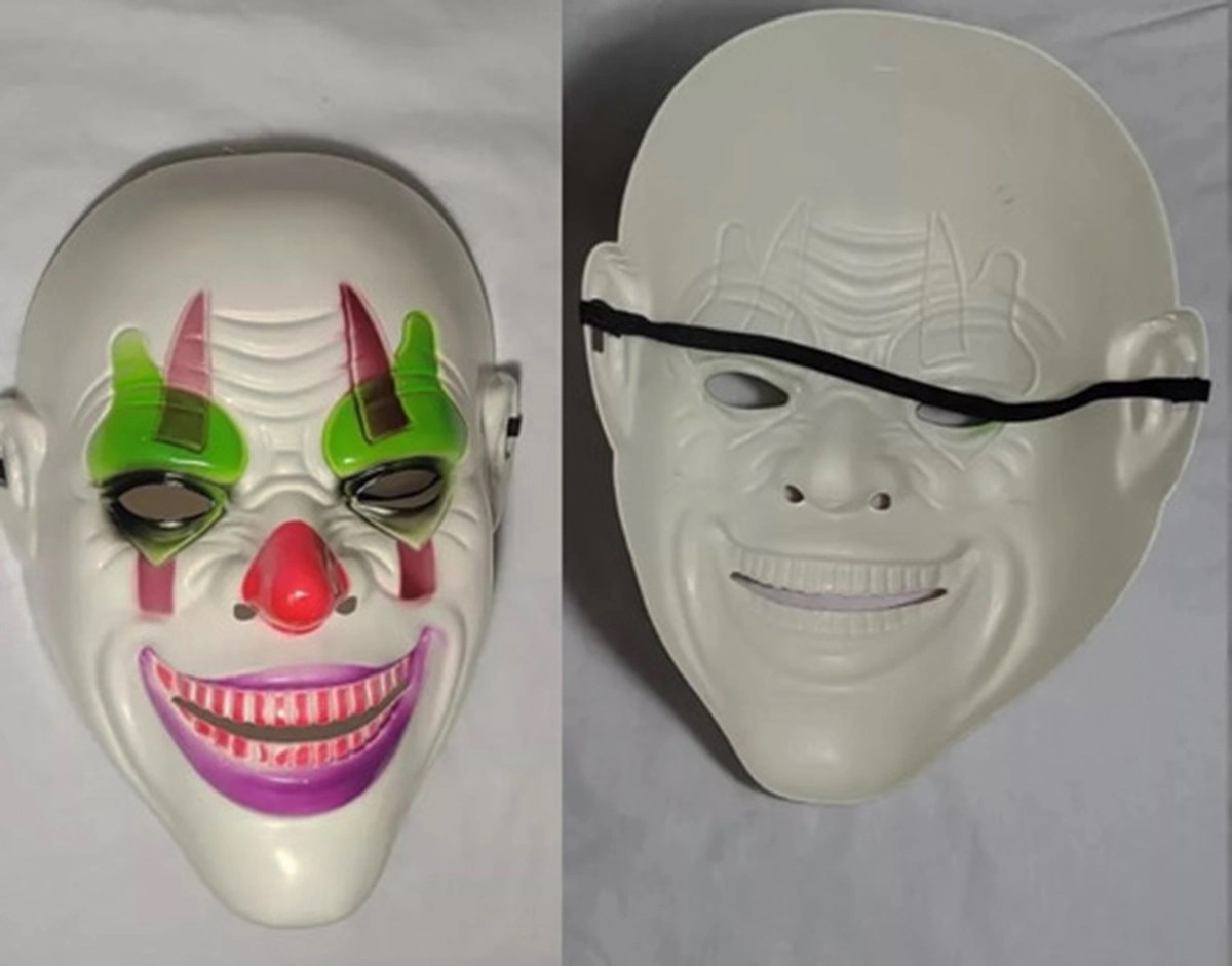 Mey İthalat® Delirten Gülüş Psikopat Palyaço Temalı Joker Maskesi