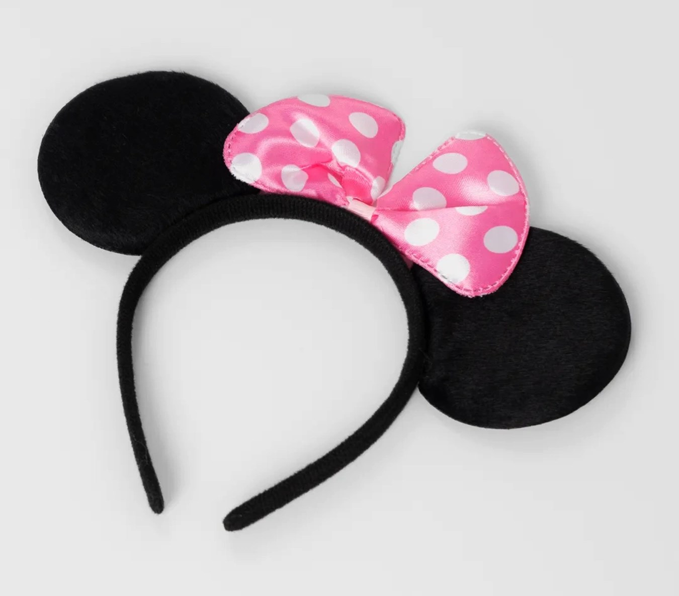 Mey İthalat® Pembe Fiyonklu Minnie Mouse Tacı Mini Kulak