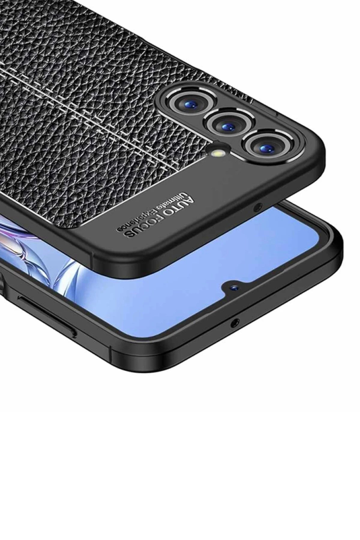 Mey İthalat®  Samsung Galaxy A05S Kılıf Auto Focus Kapak - Siyah