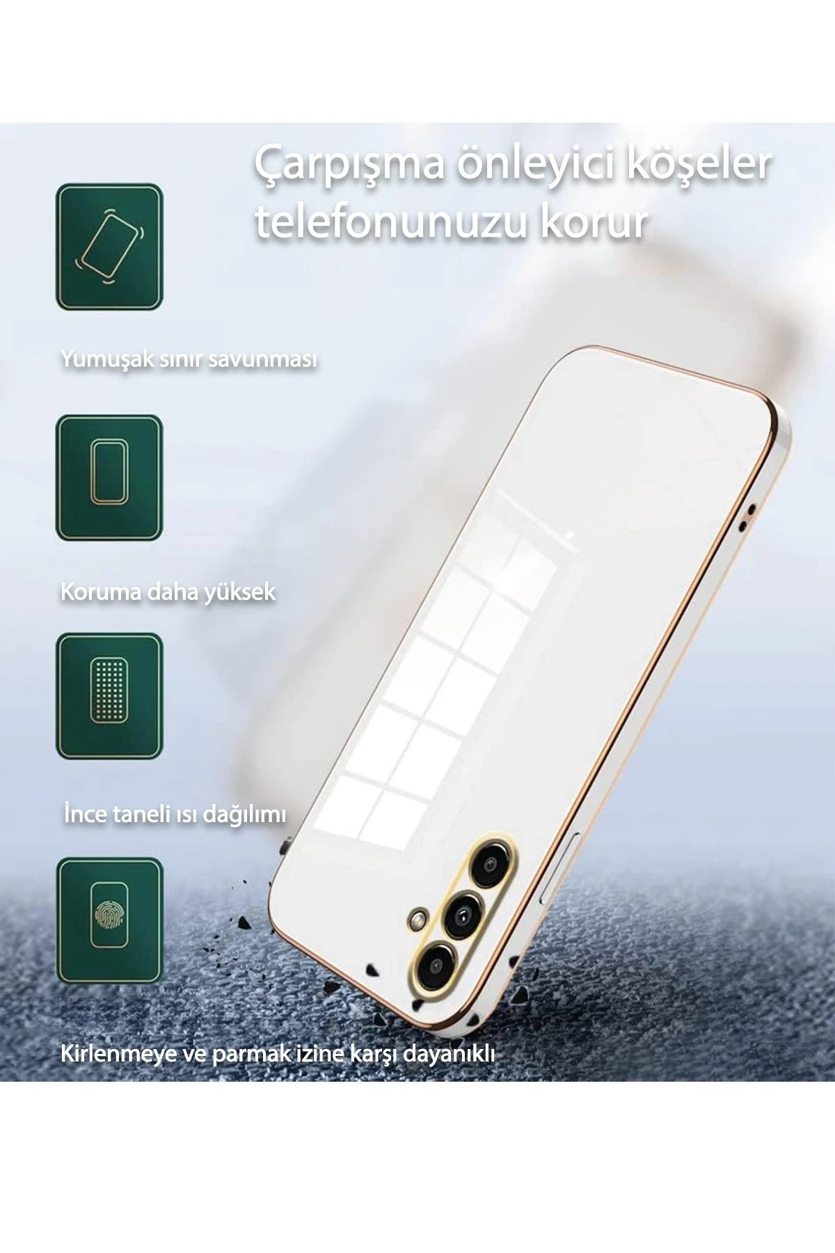 Mey İthalat®  Samsung Galaxy A35 5G Kılıf Volet Silikon - Pembe