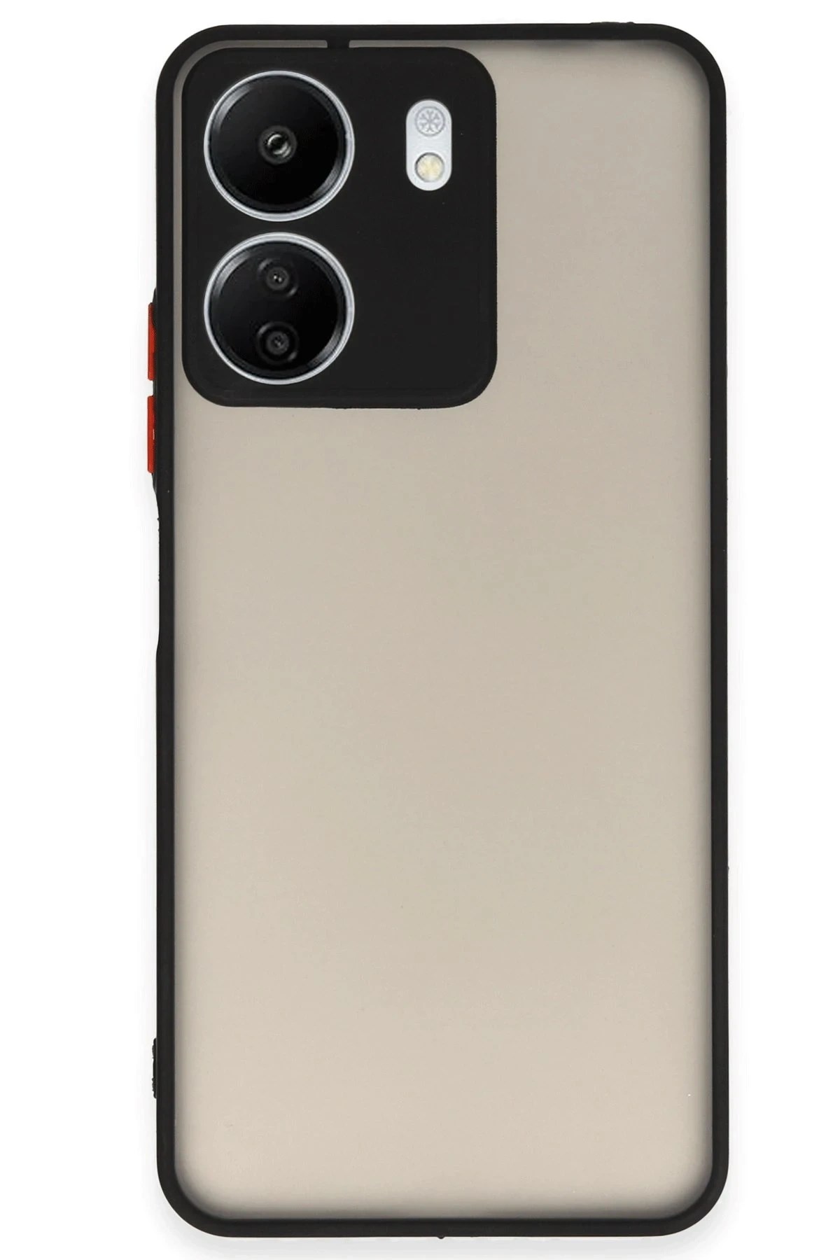 Mey İthalat®   Redmi 13C Kılıf Montreal Silikon Kapak - Siyah