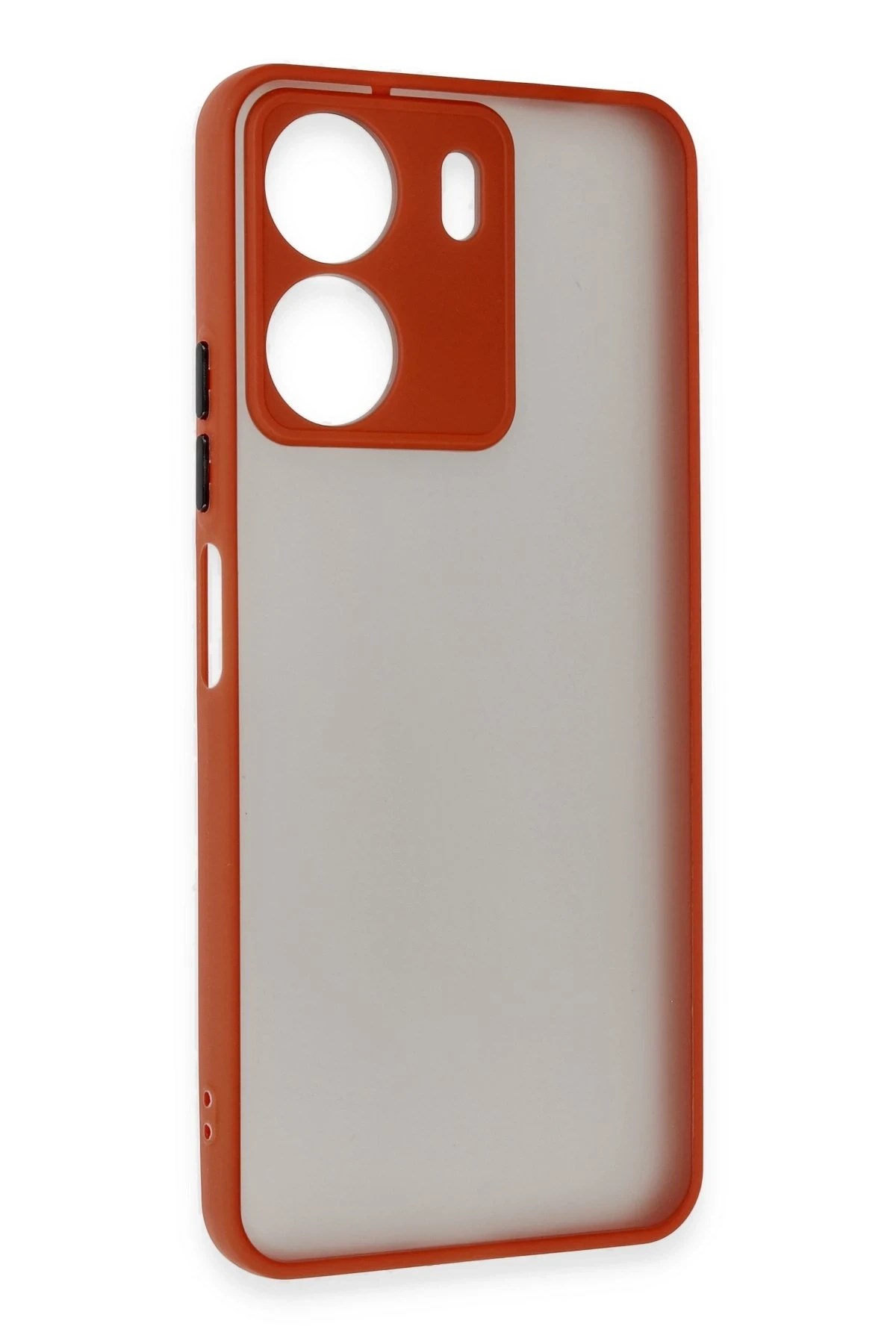 Mey İthalat®   Redmi 13C Kılıf Montreal Silikon Kapak - Kırmızı