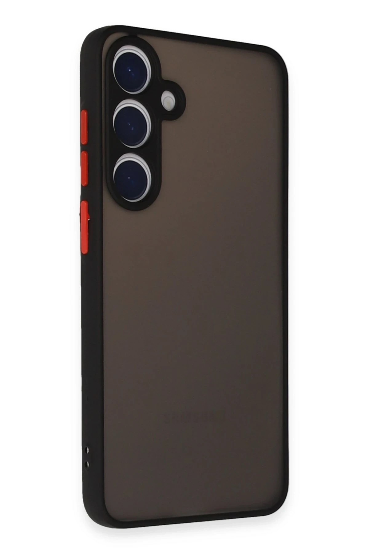 Mey İthalat®  Samsung Galaxy S24 Kılıf Montreal Silikon Kapak - Siyah