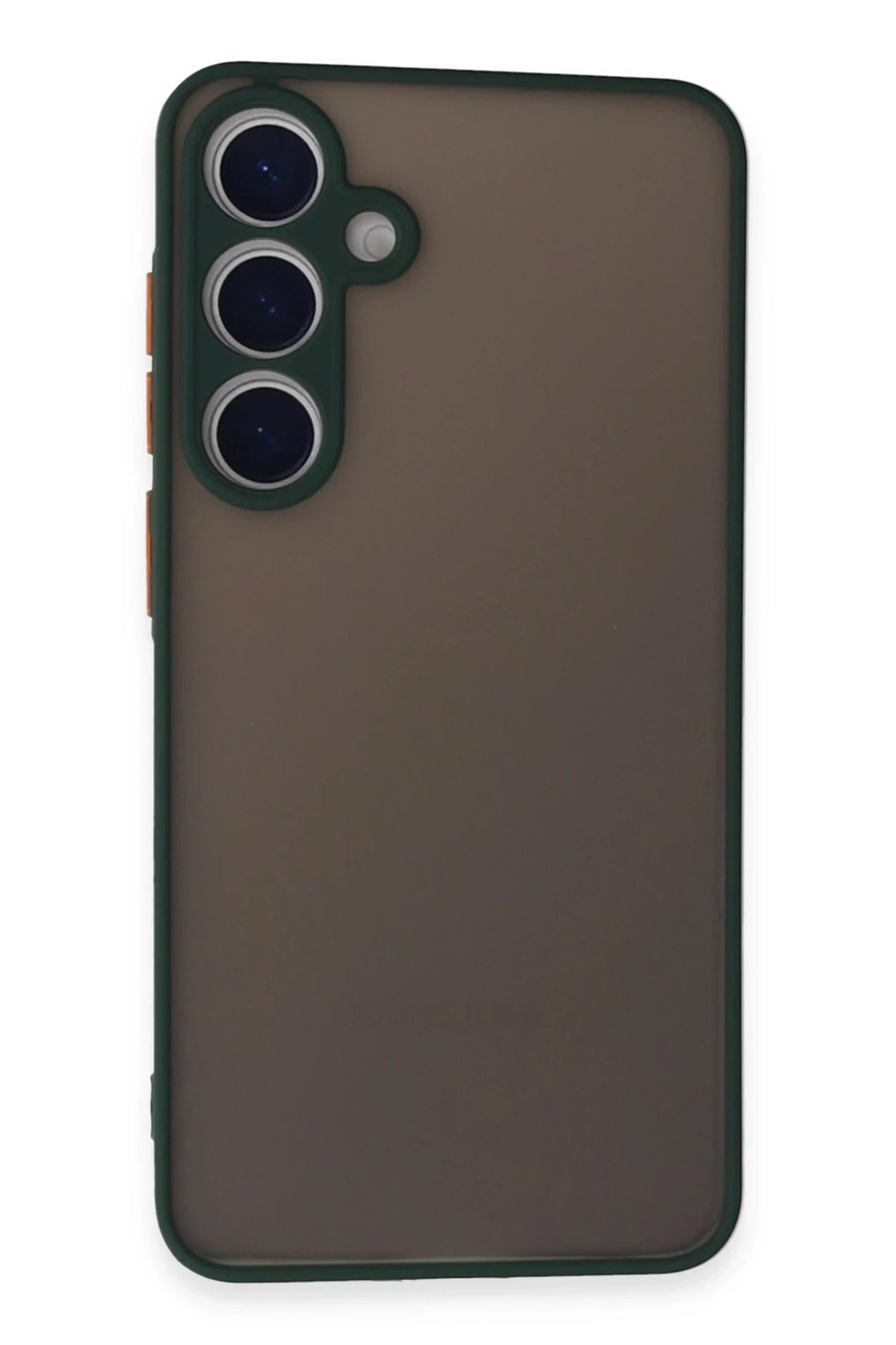 Mey İthalat®  Samsung Galaxy S24 Kılıf Montreal Silikon Kapak - Yeşil