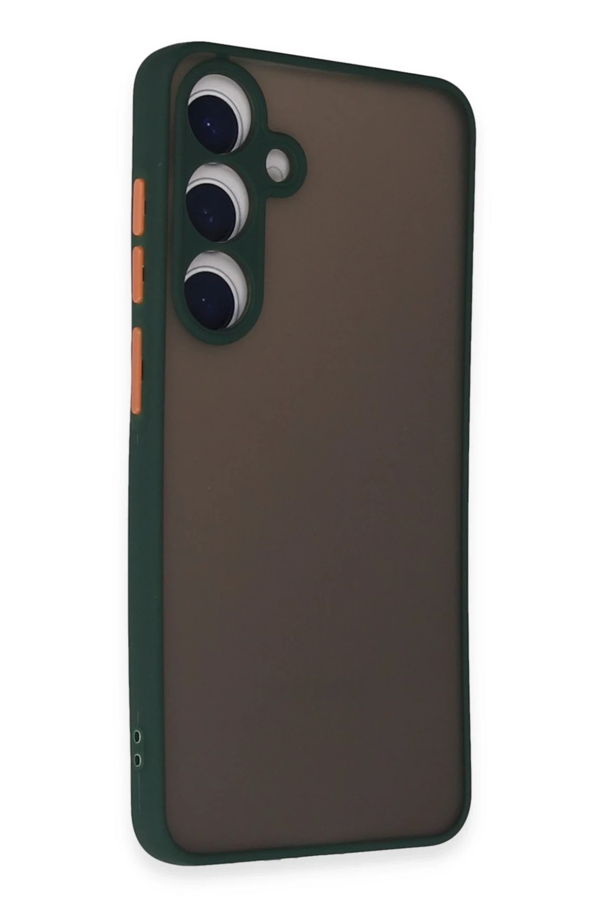 Mey İthalat®  Samsung Galaxy S24 Kılıf Montreal Silikon Kapak - Yeşil