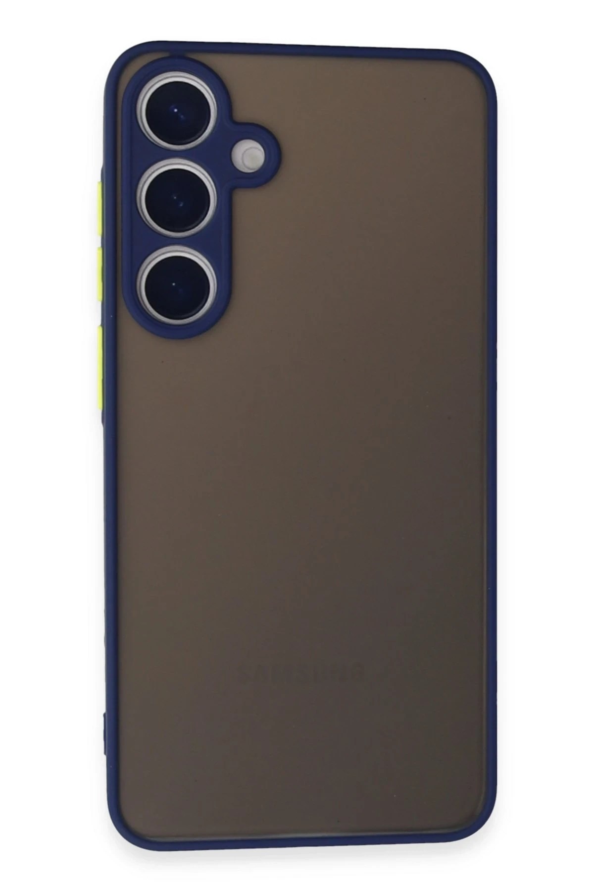 Mey İthalat®  Samsung Galaxy S24 Kılıf Montreal Silikon Kapak - Lacivert