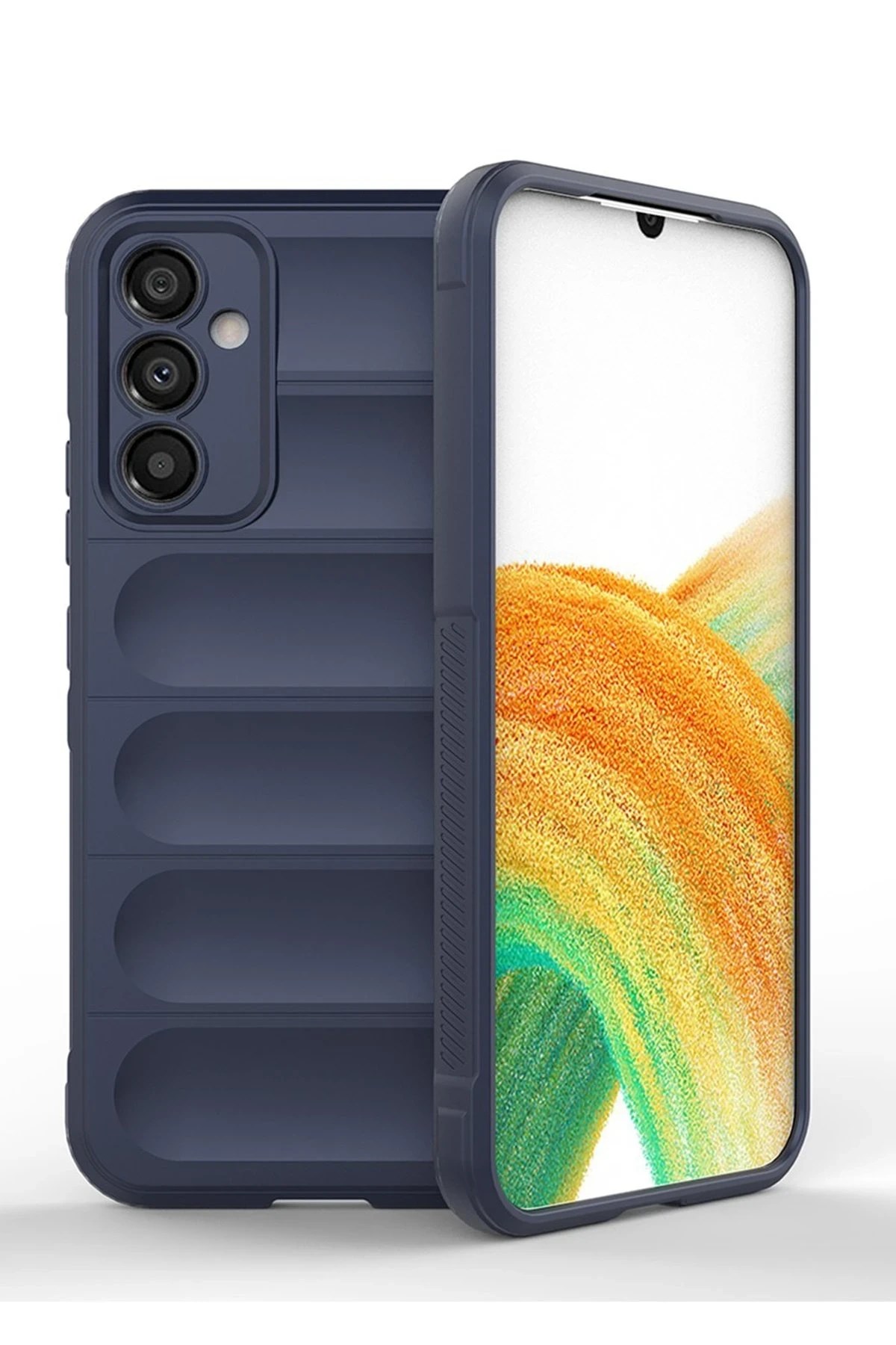 Mey İthalat®  Samsung Galaxy A25 5G Kılıf Optimum Silikon - Lacivert