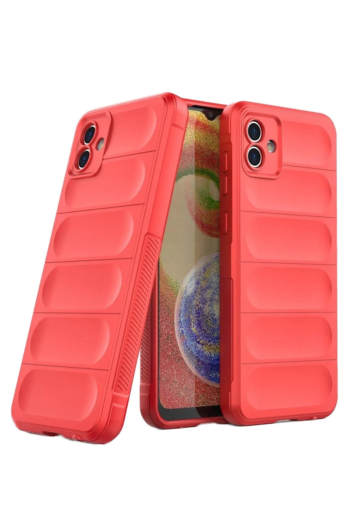 Mey İthalat®  Samsung Galaxy A05 Kılıf Optimum Silikon - Kırmızı