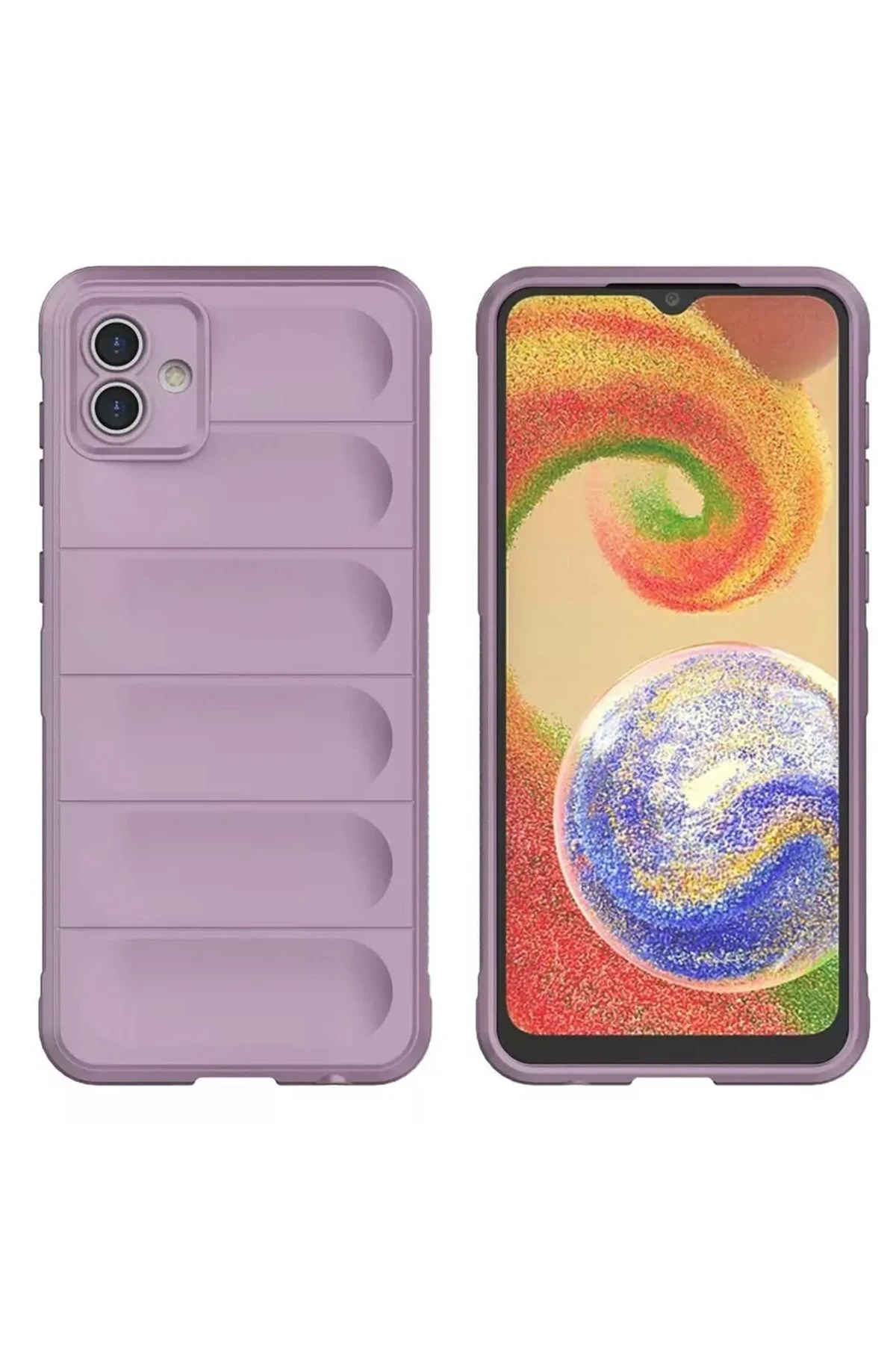 Mey İthalat®  Samsung Galaxy A05 Kılıf Optimum Silikon - Mor