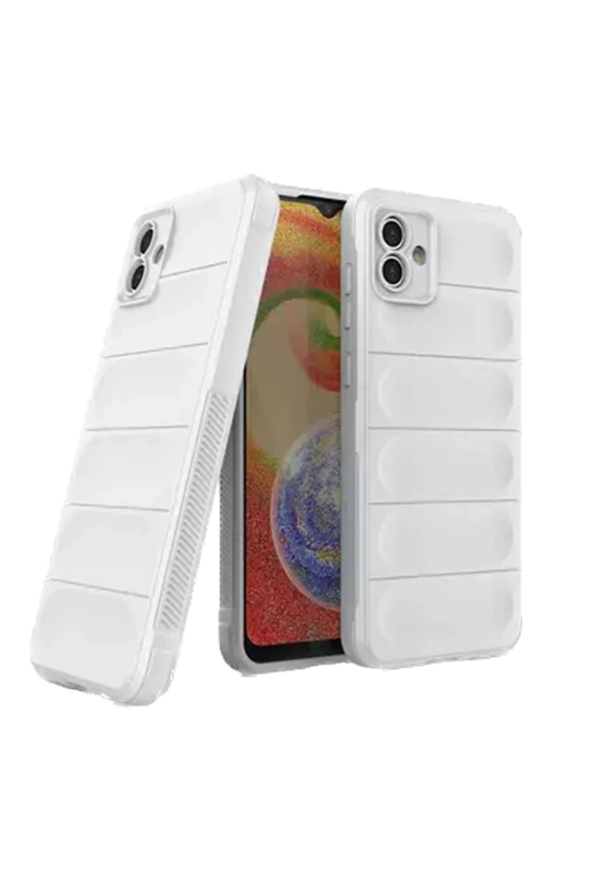 Mey İthalat®  Samsung Galaxy A05 Kılıf Optimum Silikon - Krem