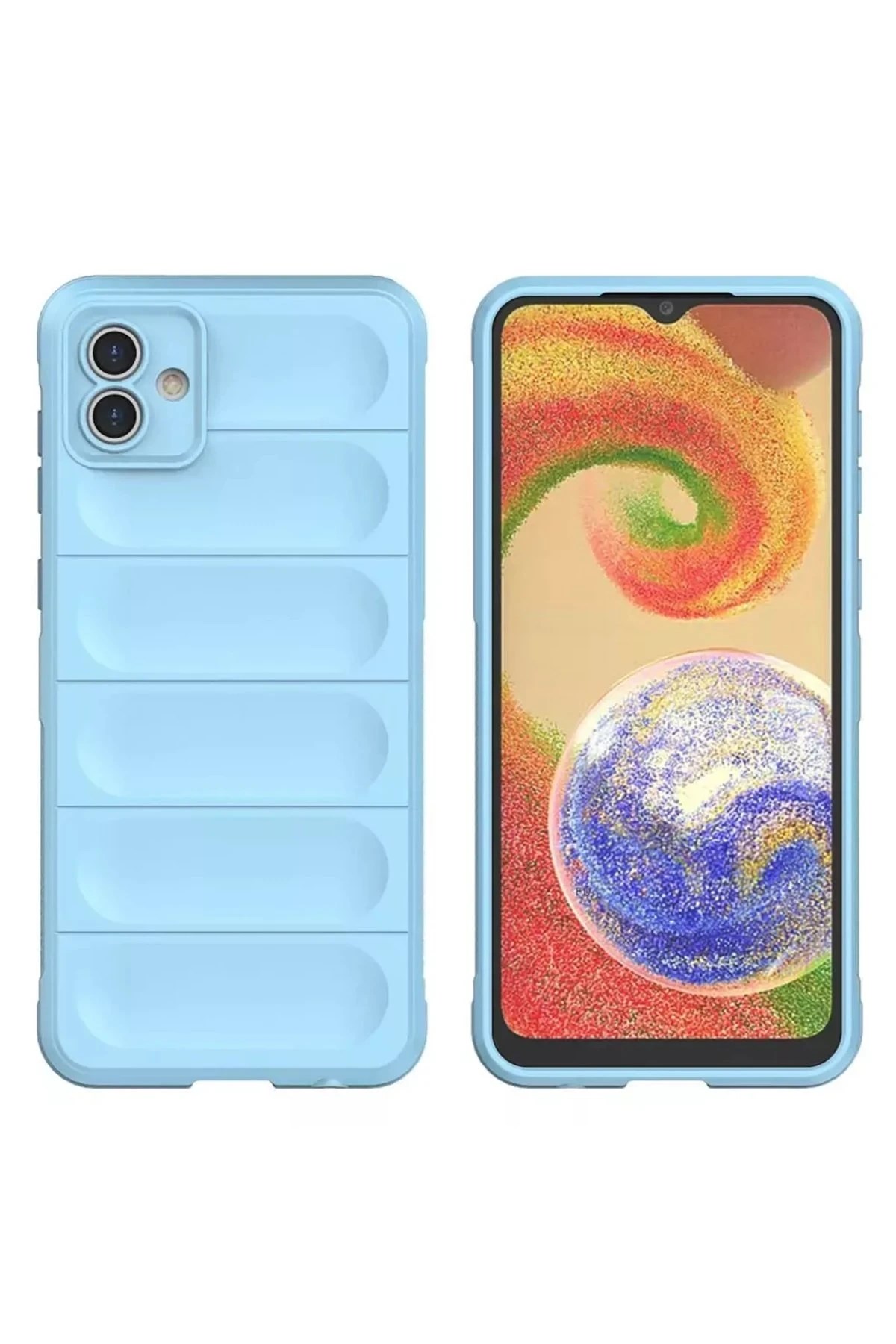 Mey İthalat®  Samsung Galaxy A05 Kılıf Optimum Silikon - Sky Blue