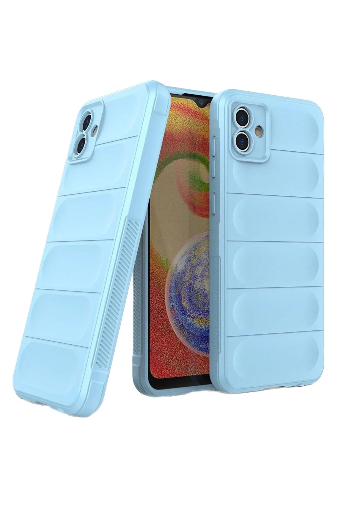 Mey İthalat®  Samsung Galaxy A05 Kılıf Optimum Silikon - Sky Blue