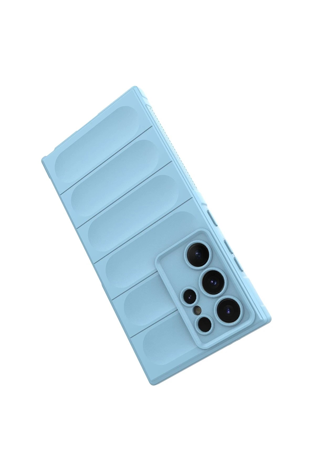 Mey İthalat®  Samsung Galaxy S24 Ultra Kılıf Optimum Silikon - Sky Blue