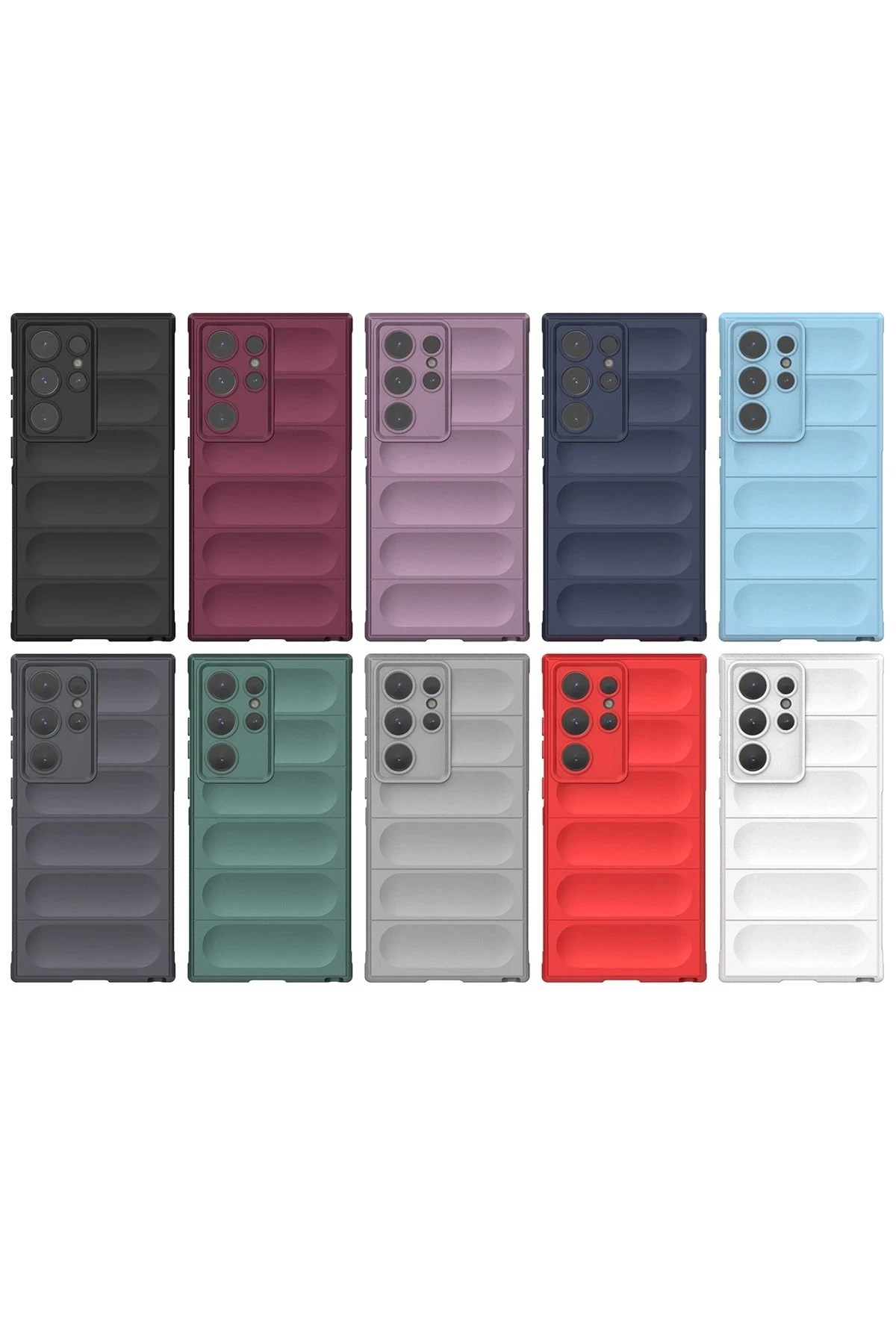 Mey İthalat®  Samsung Galaxy S24 Ultra Kılıf Optimum Silikon - Sky Blue