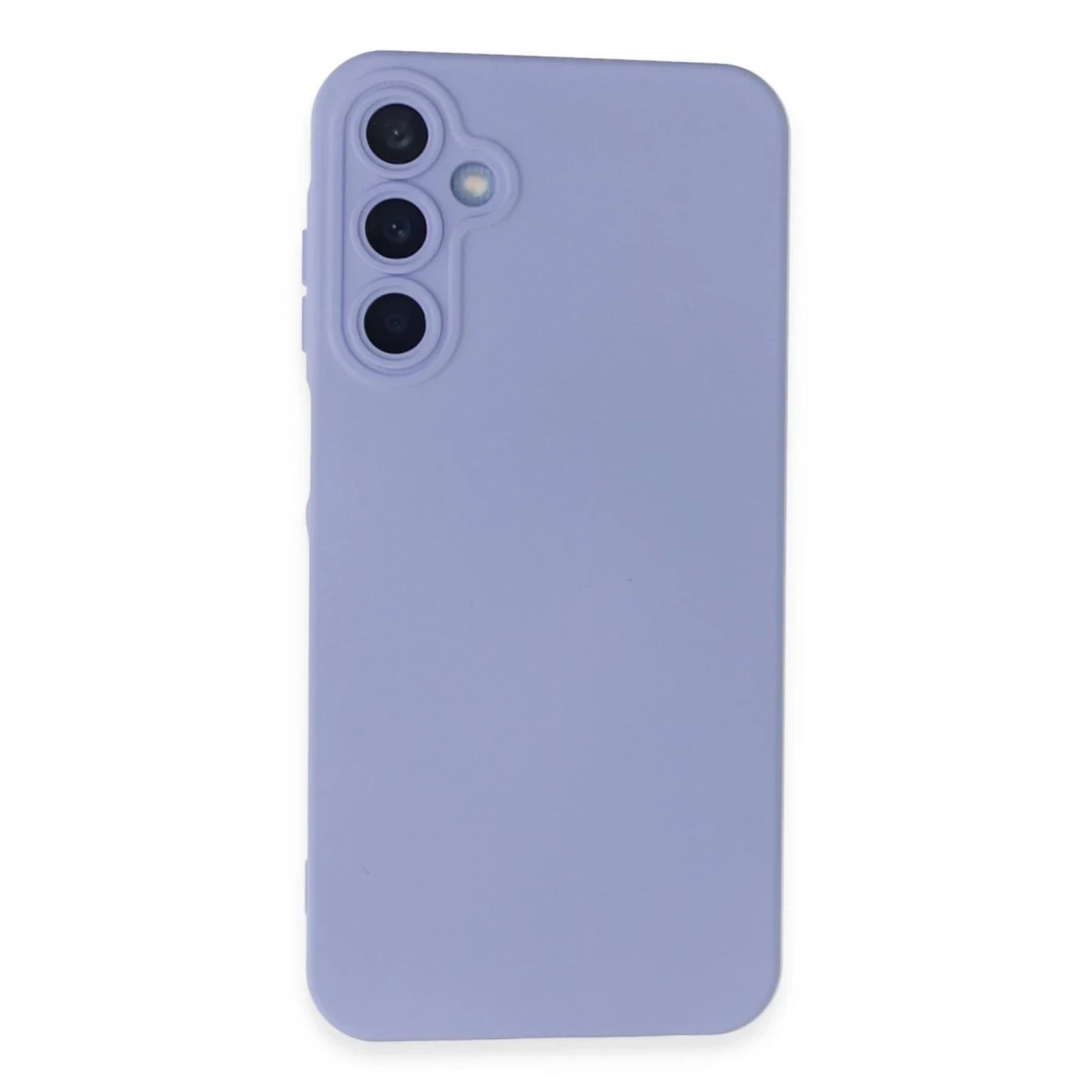 Mey İthalat®  Samsung Galaxy A15 4G Kılıf Nano içi Kadife Silikon - Lila