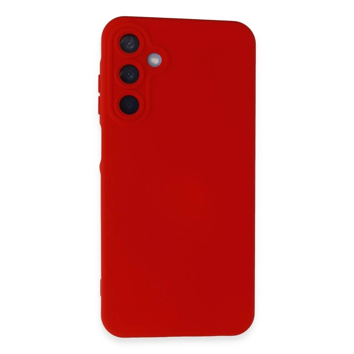 Mey İthalat®  Samsung Galaxy A05S Kılıf Nano içi Kadife Silikon - Kırmızı
