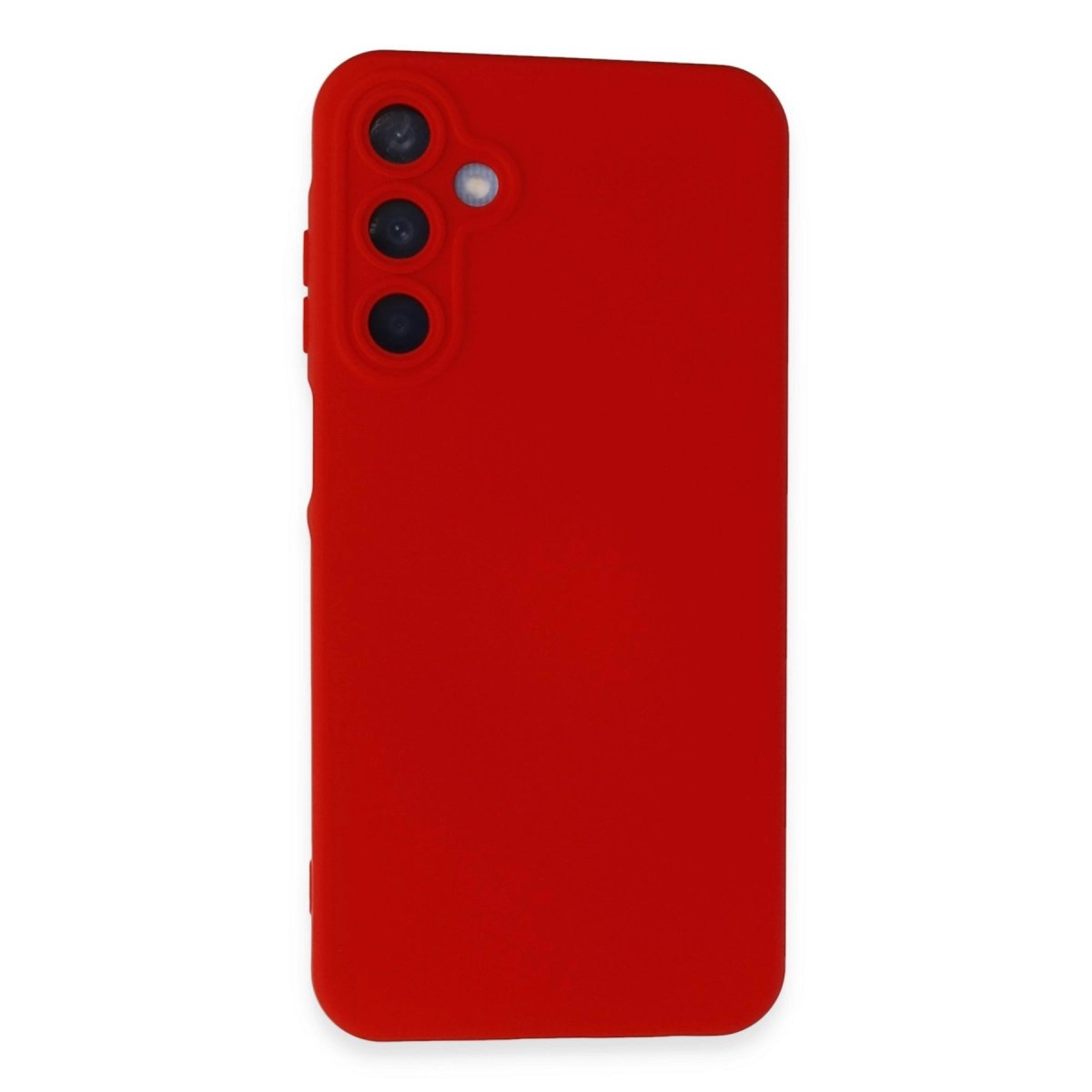 Mey İthalat®  Samsung Galaxy A05S Kılıf Nano içi Kadife Silikon - Kırmızı