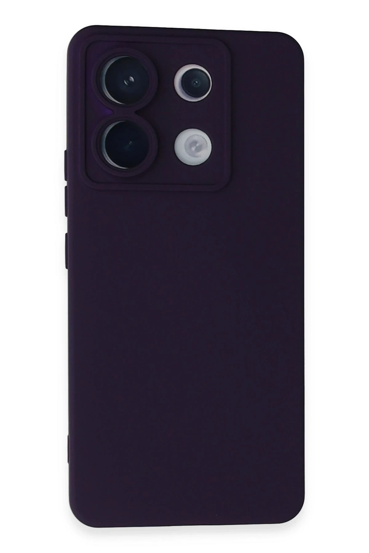 Mey İthalat®   Redmi Note 13 Pro 5G Kılıf Nano içi Kadife Silikon - Mor