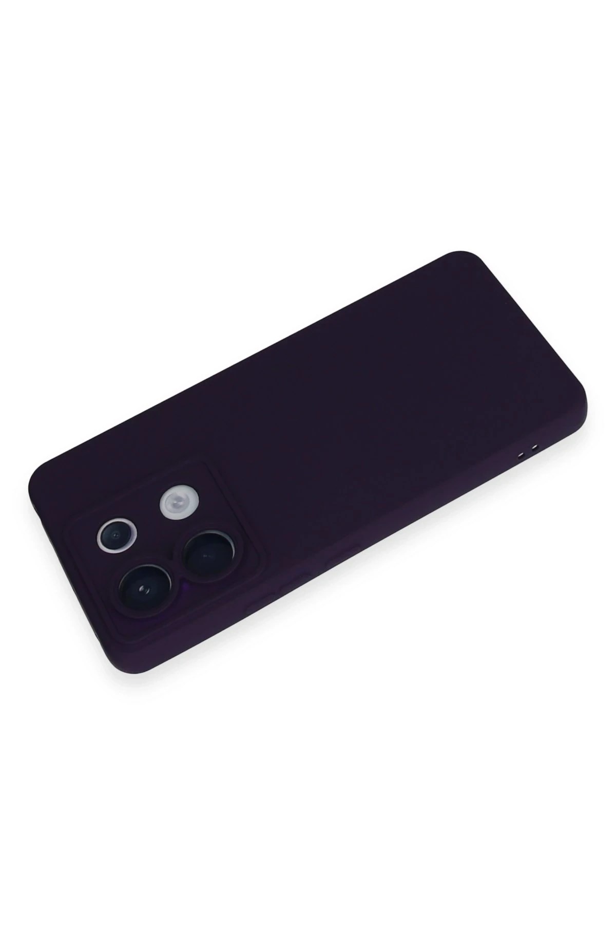 Mey İthalat®   Redmi Note 13 Pro 5G Kılıf Nano içi Kadife Silikon - Mor