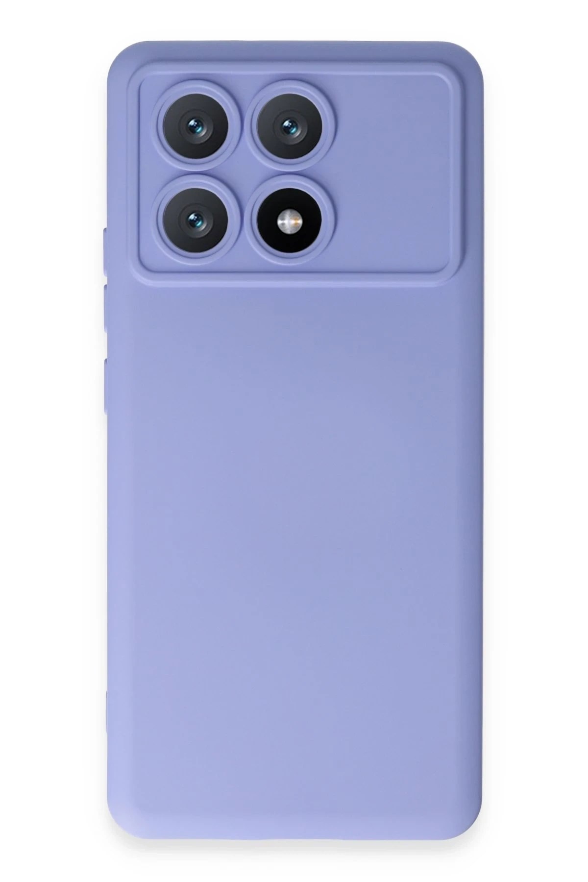 Mey İthalat®   Poco X6 Pro Kılıf Nano içi Kadife Silikon - Lila
