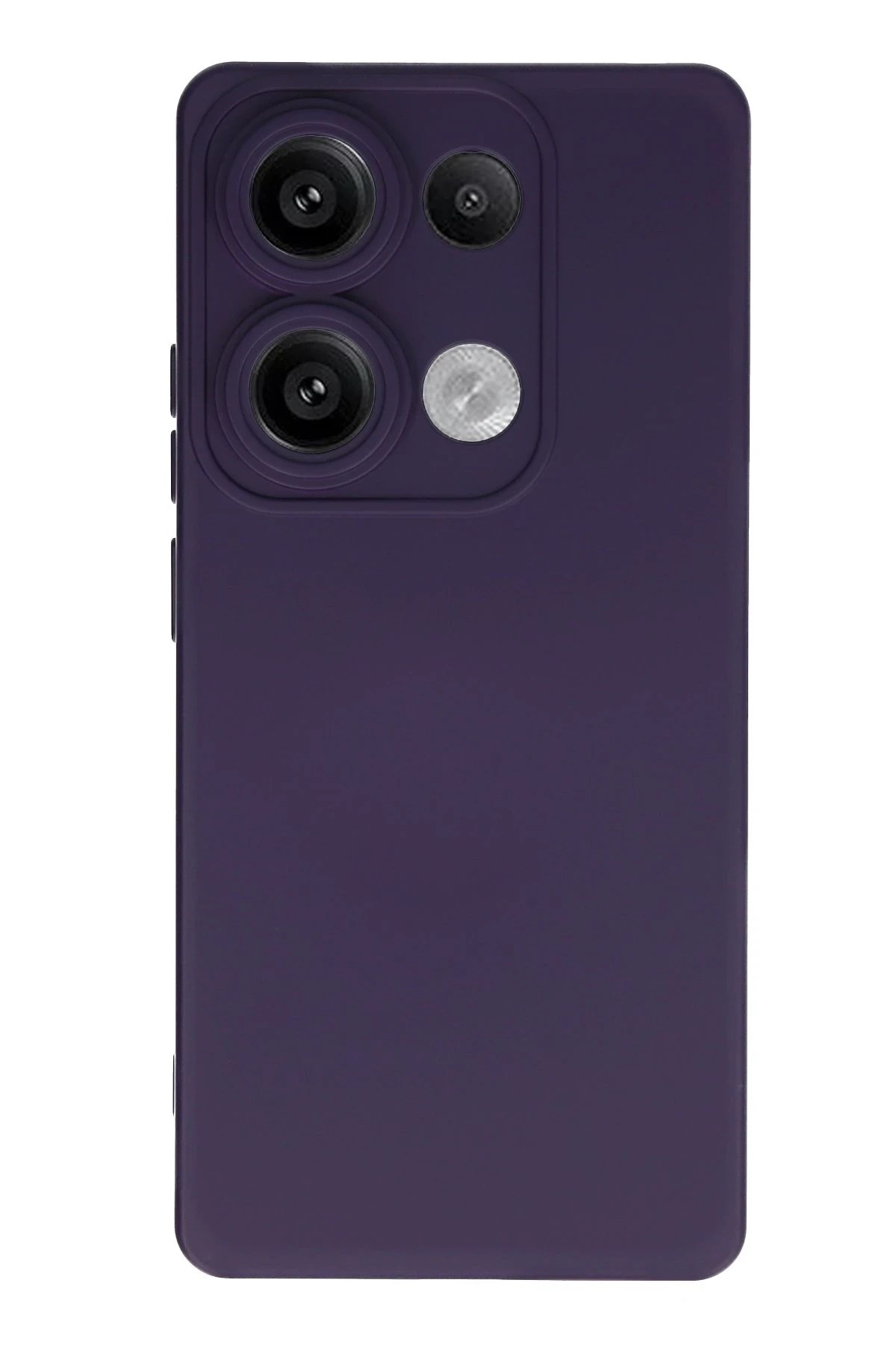 Mey İthalat®   Redmi Note 13 4G Kılıf Nano içi Kadife Silikon - Mor