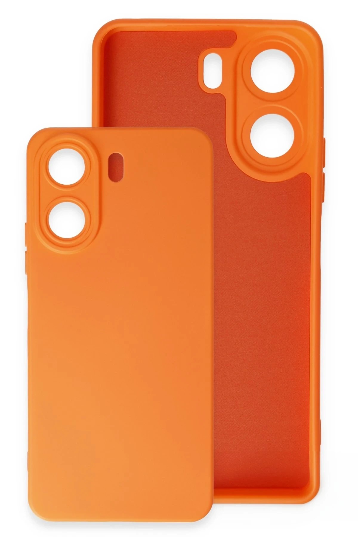 Mey İthalat®   Redmi 13C Kılıf Nano içi Kadife Silikon - Pudra