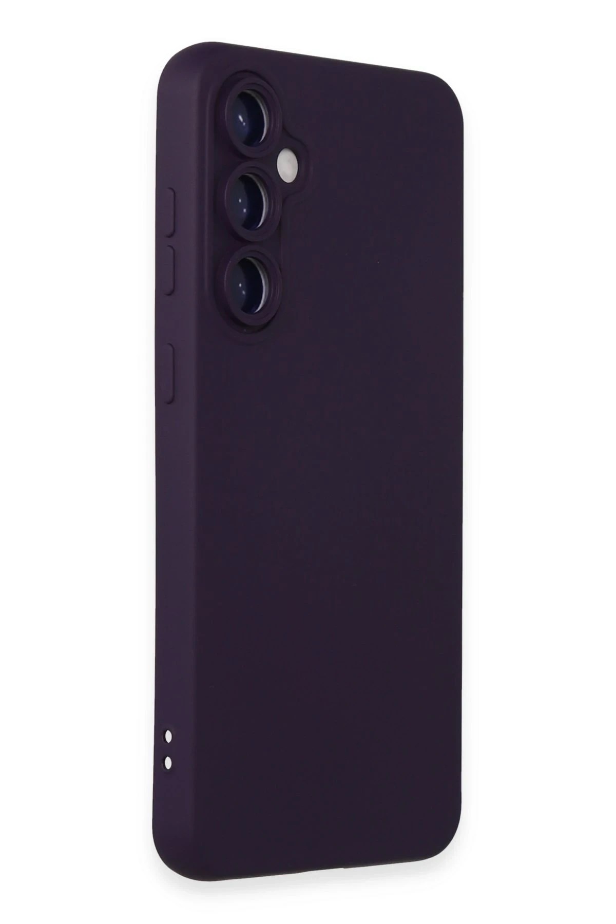 Mey İthalat®  Samsung Galaxy S24 Kılıf Nano içi Kadife Silikon - Mor