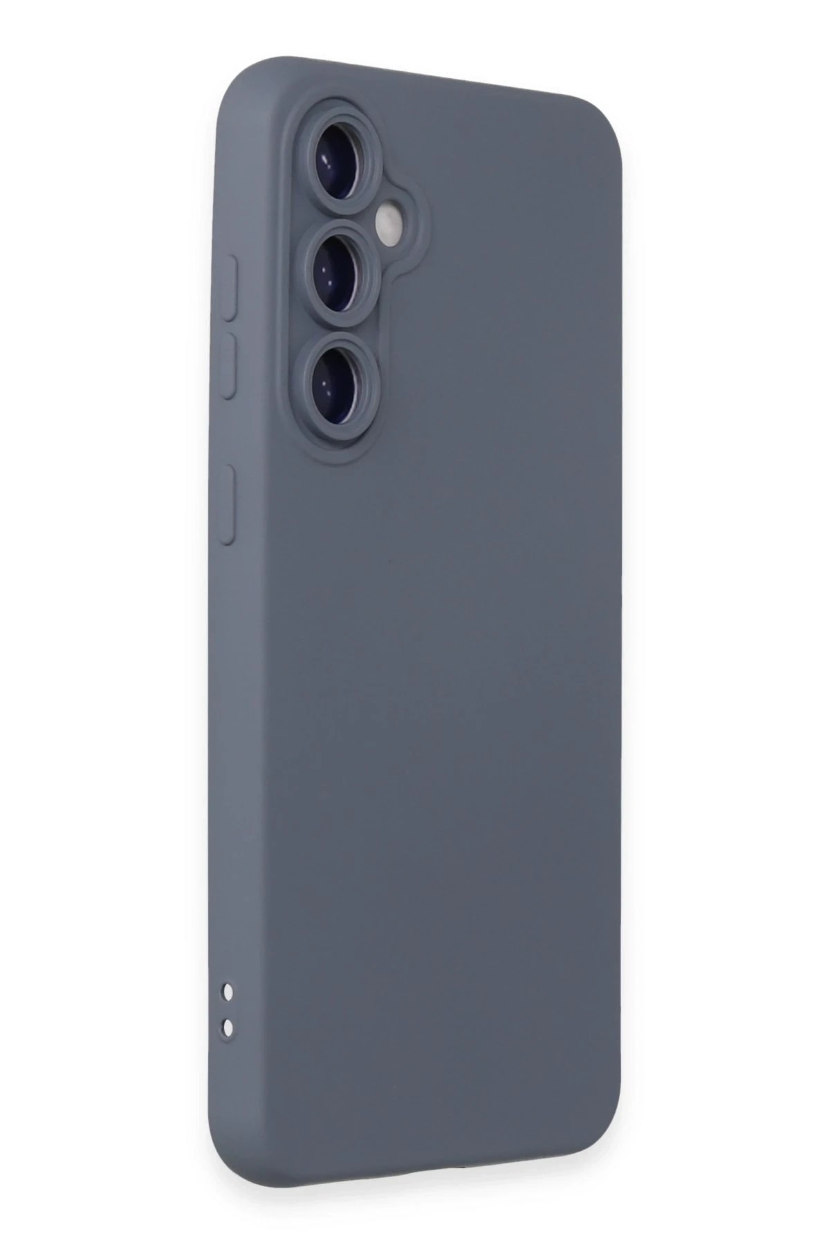Mey İthalat®  Samsung Galaxy S24 Kılıf Nano içi Kadife Silikon - Gri