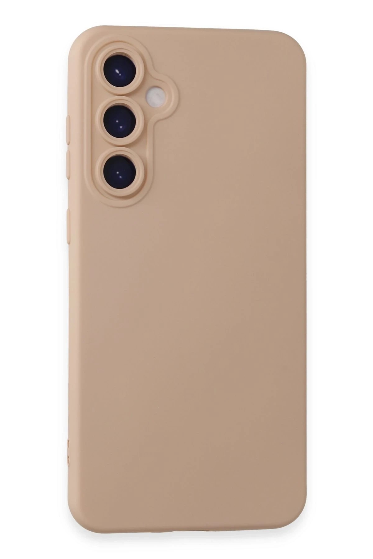 Mey İthalat®  Samsung Galaxy S24 Kılıf Nano içi Kadife Silikon - Pudra