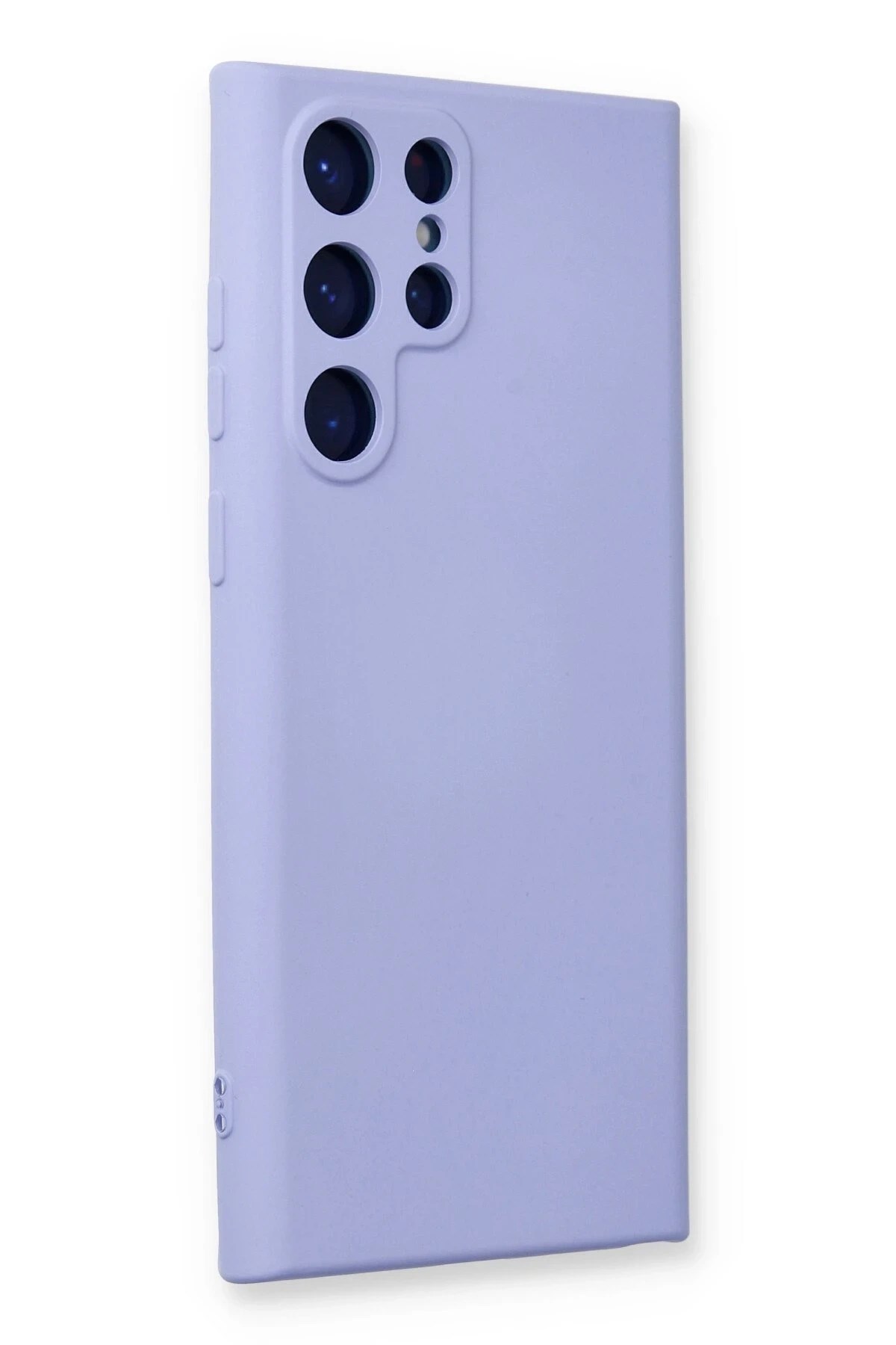 Mey İthalat®  Samsung Galaxy S24 Ultra Kılıf Nano içi Kadife Silikon - Lila