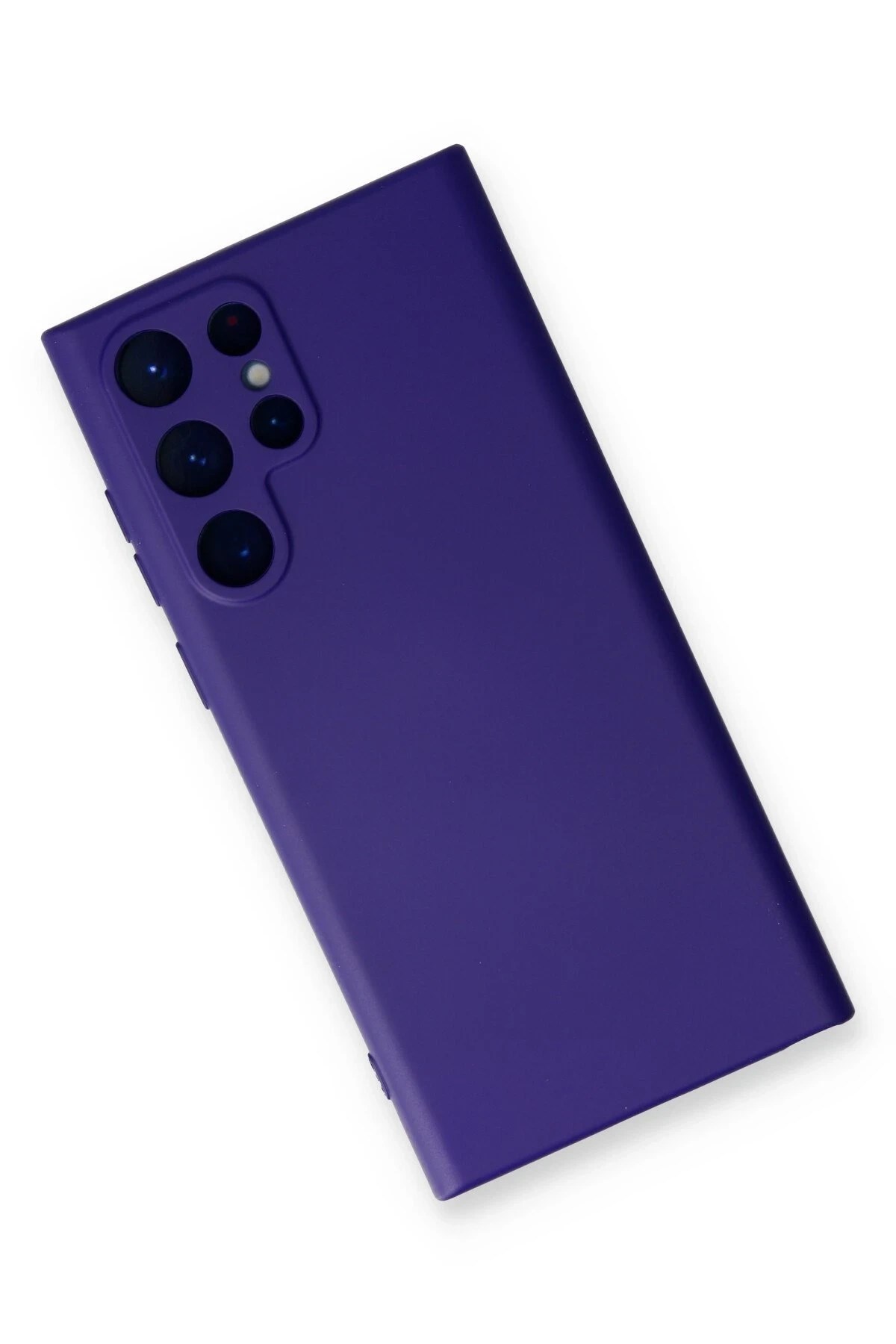 Mey İthalat®  Samsung Galaxy S24 Ultra Kılıf Nano içi Kadife Silikon - Mor