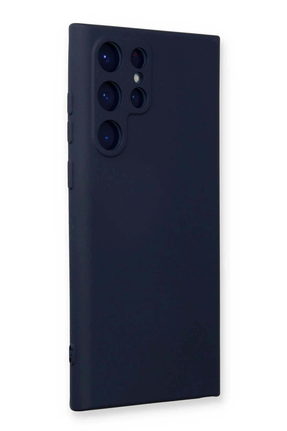 Mey İthalat®  Samsung Galaxy S24 Ultra Kılıf Nano içi Kadife Silikon - Lacivert