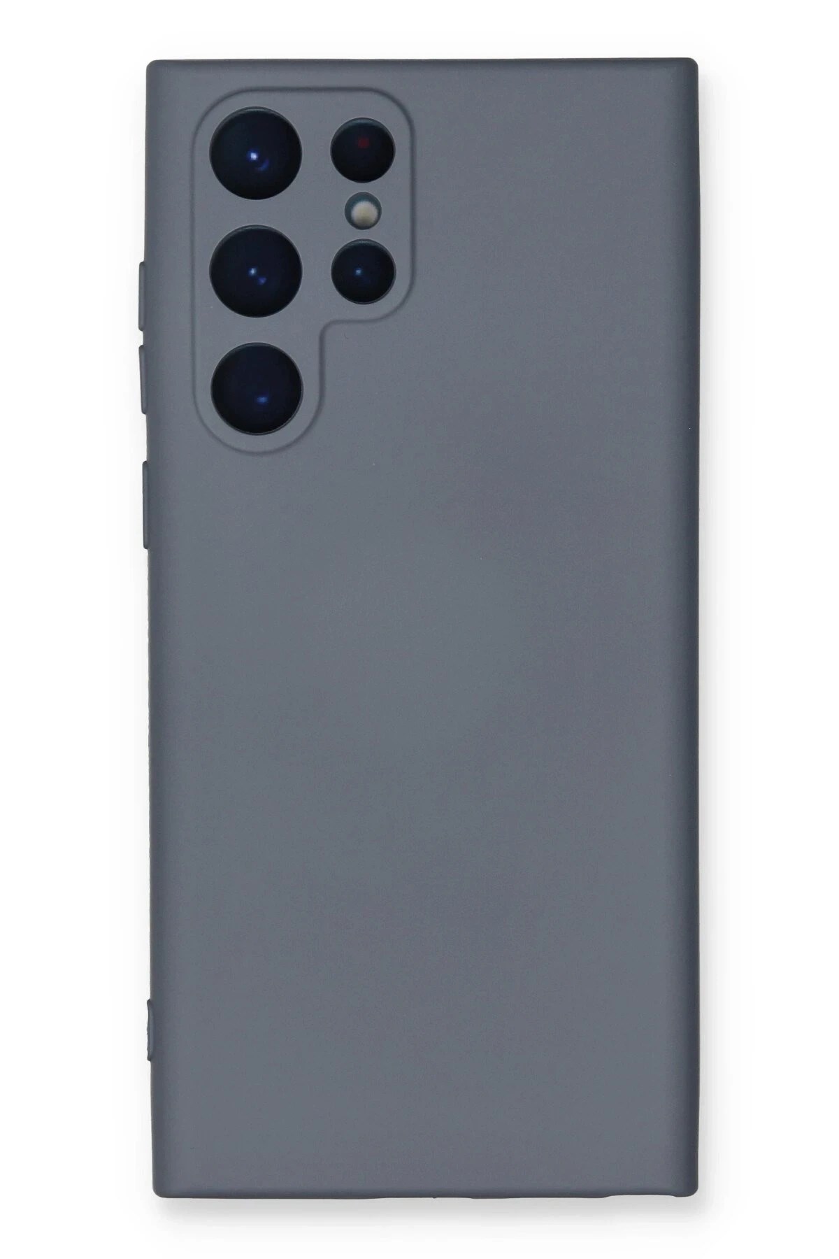 Mey İthalat®  Samsung Galaxy S24 Ultra Kılıf Nano içi Kadife Silikon - Gri