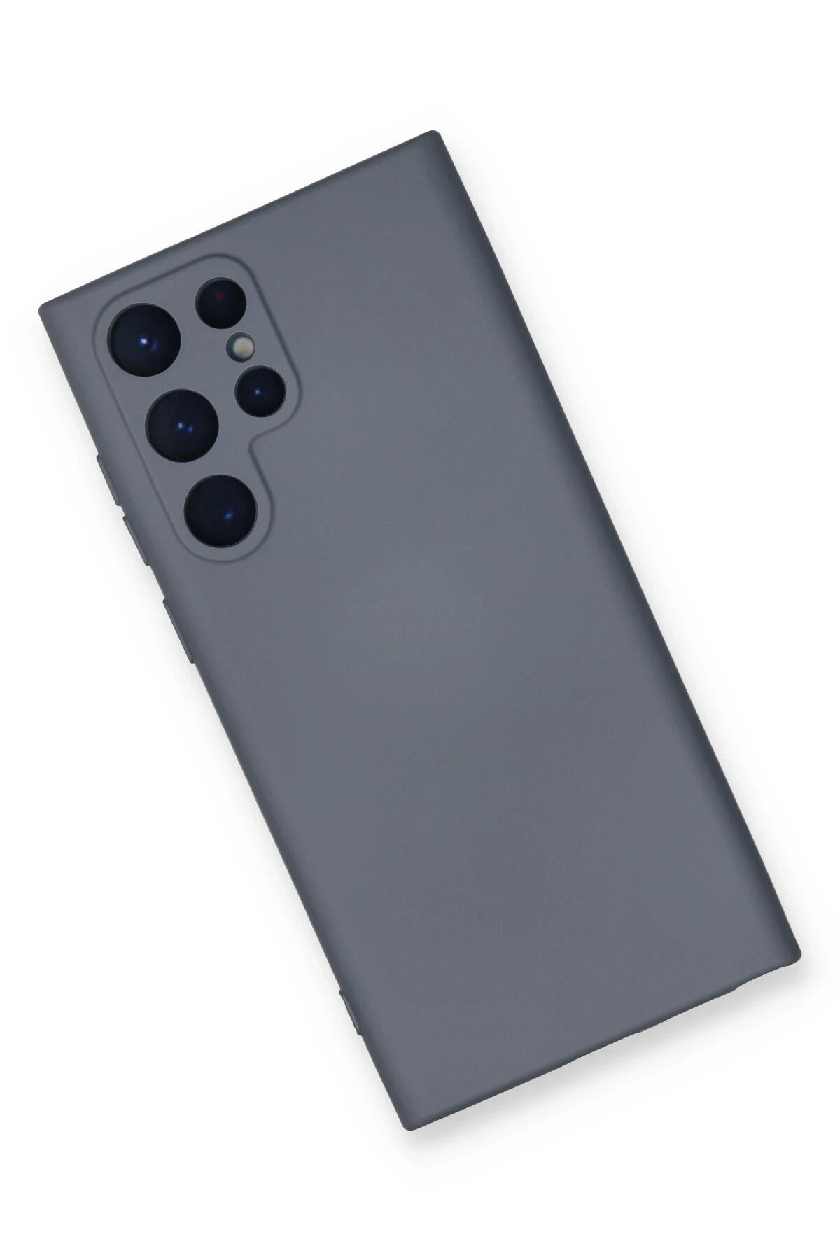 Mey İthalat®  Samsung Galaxy S24 Ultra Kılıf Nano içi Kadife Silikon - Gri