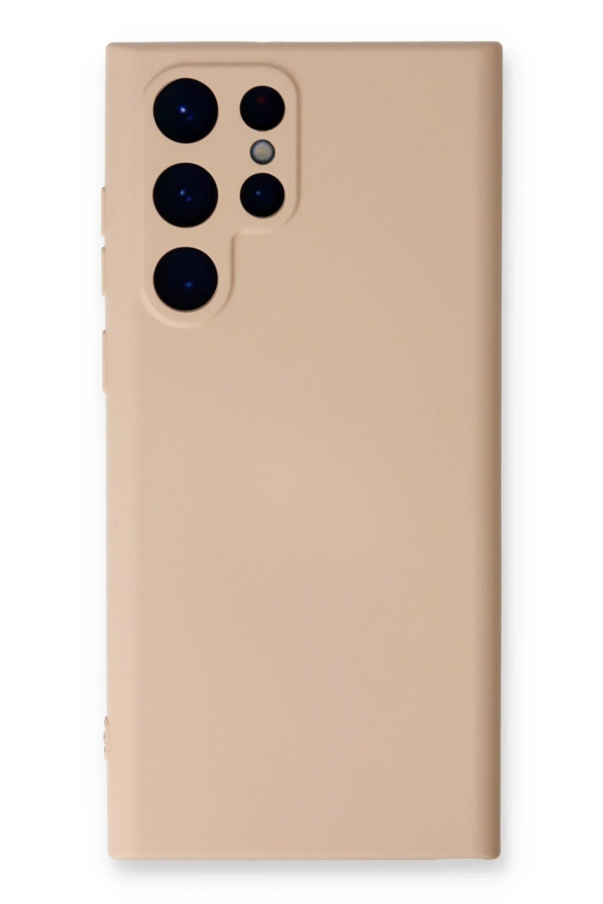 Mey İthalat®  Samsung Galaxy S24 Ultra Kılıf Nano içi Kadife Silikon - Pudra