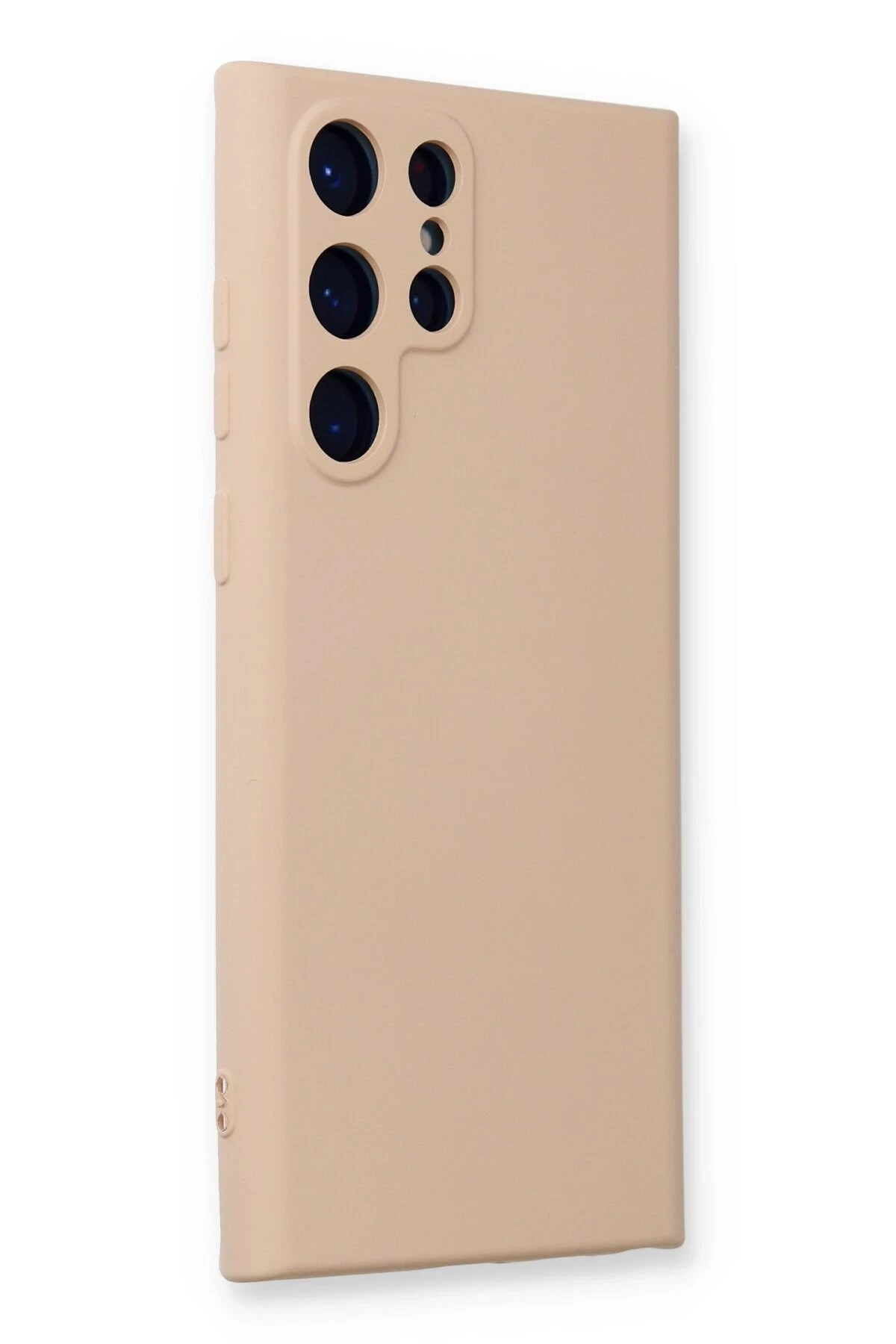 Mey İthalat®  Samsung Galaxy S24 Ultra Kılıf Nano içi Kadife Silikon - Pudra