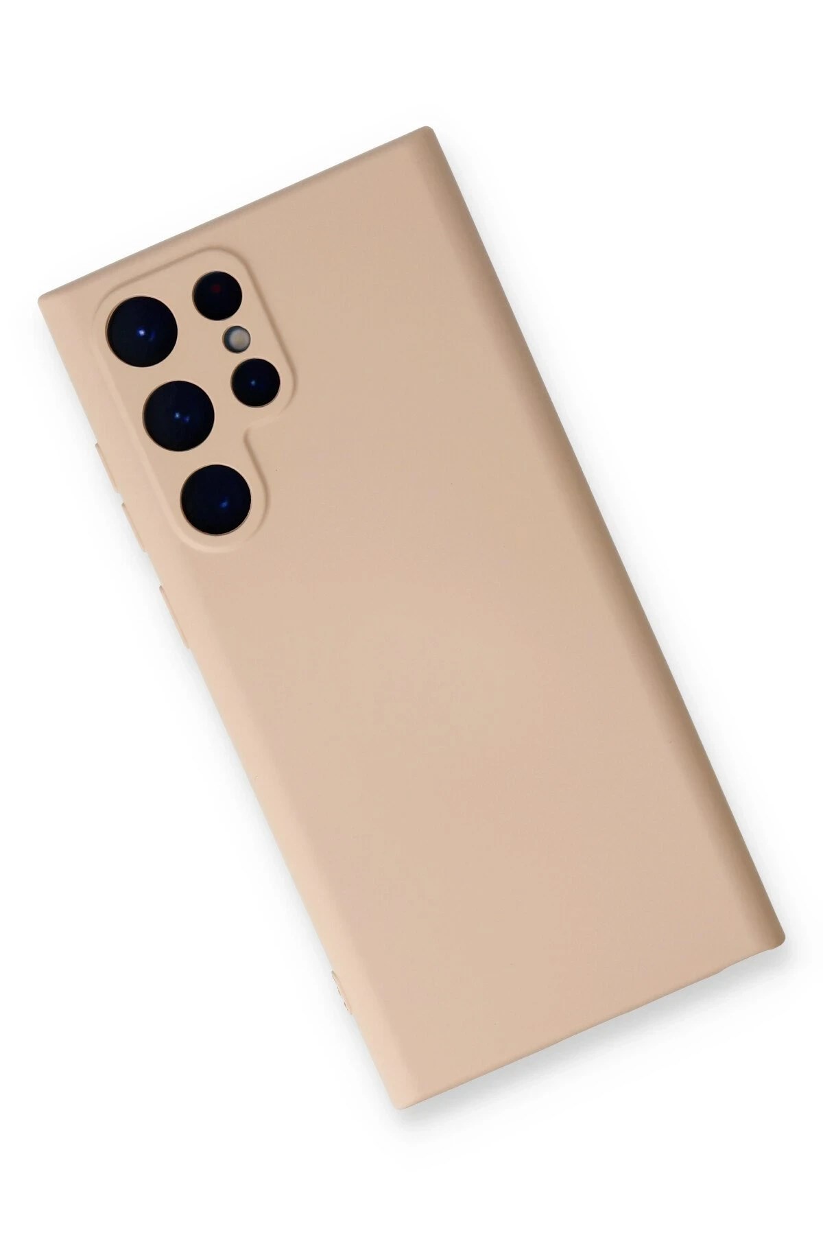 Mey İthalat®  Samsung Galaxy S24 Ultra Kılıf Nano içi Kadife Silikon - Pudra