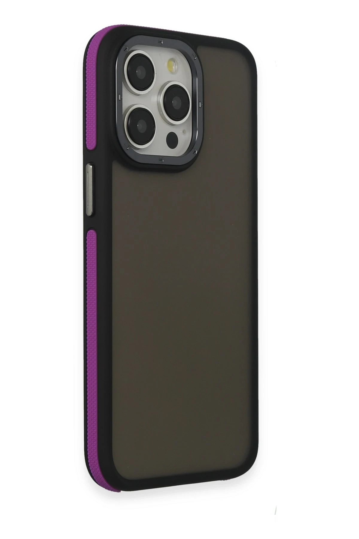 Mey İthalat®  iPhone 15 Pro Harvel Kapak - Derin Mor