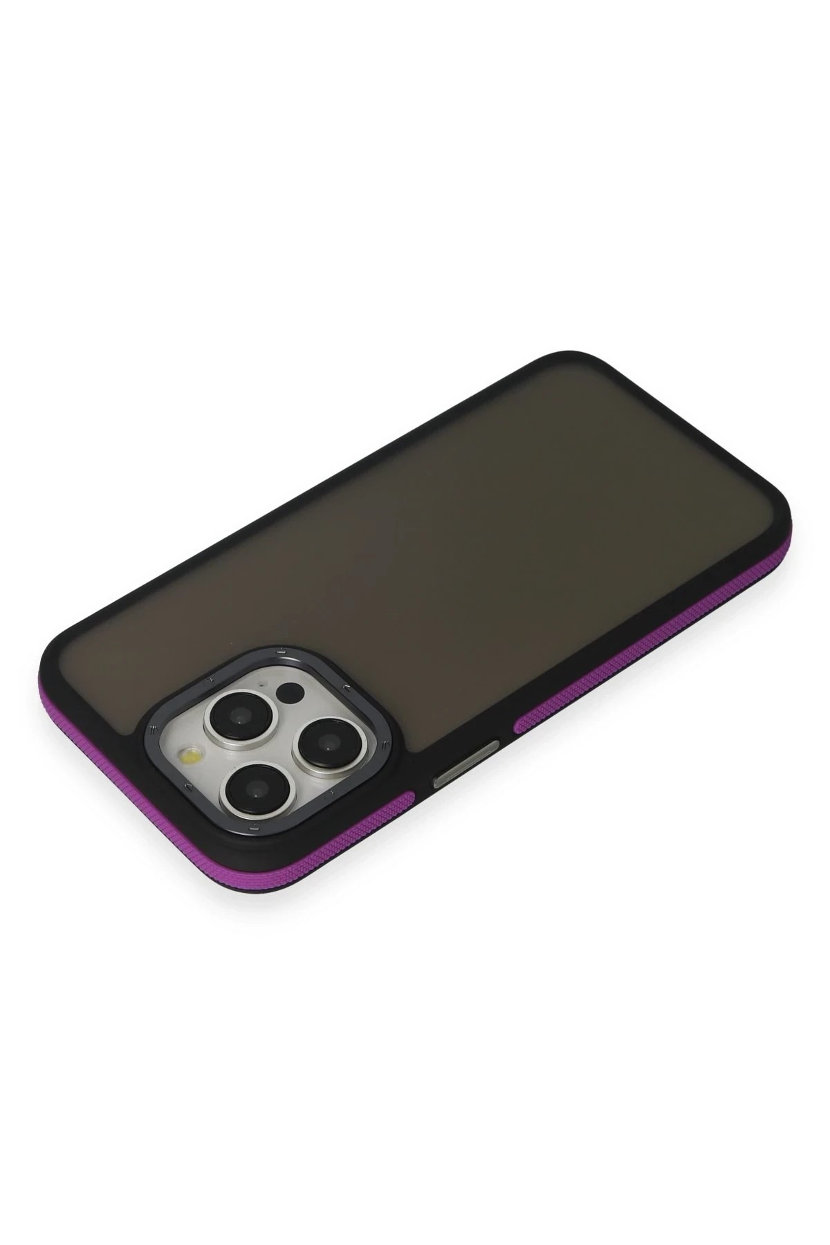 Mey İthalat®  iPhone 15 Pro Harvel Kapak - Derin Mor