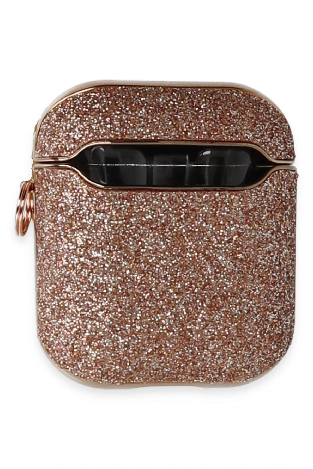 Mey İthalat®  Airpods 2 (2.nesil) Spell Simli Kılıf - Rose Gold