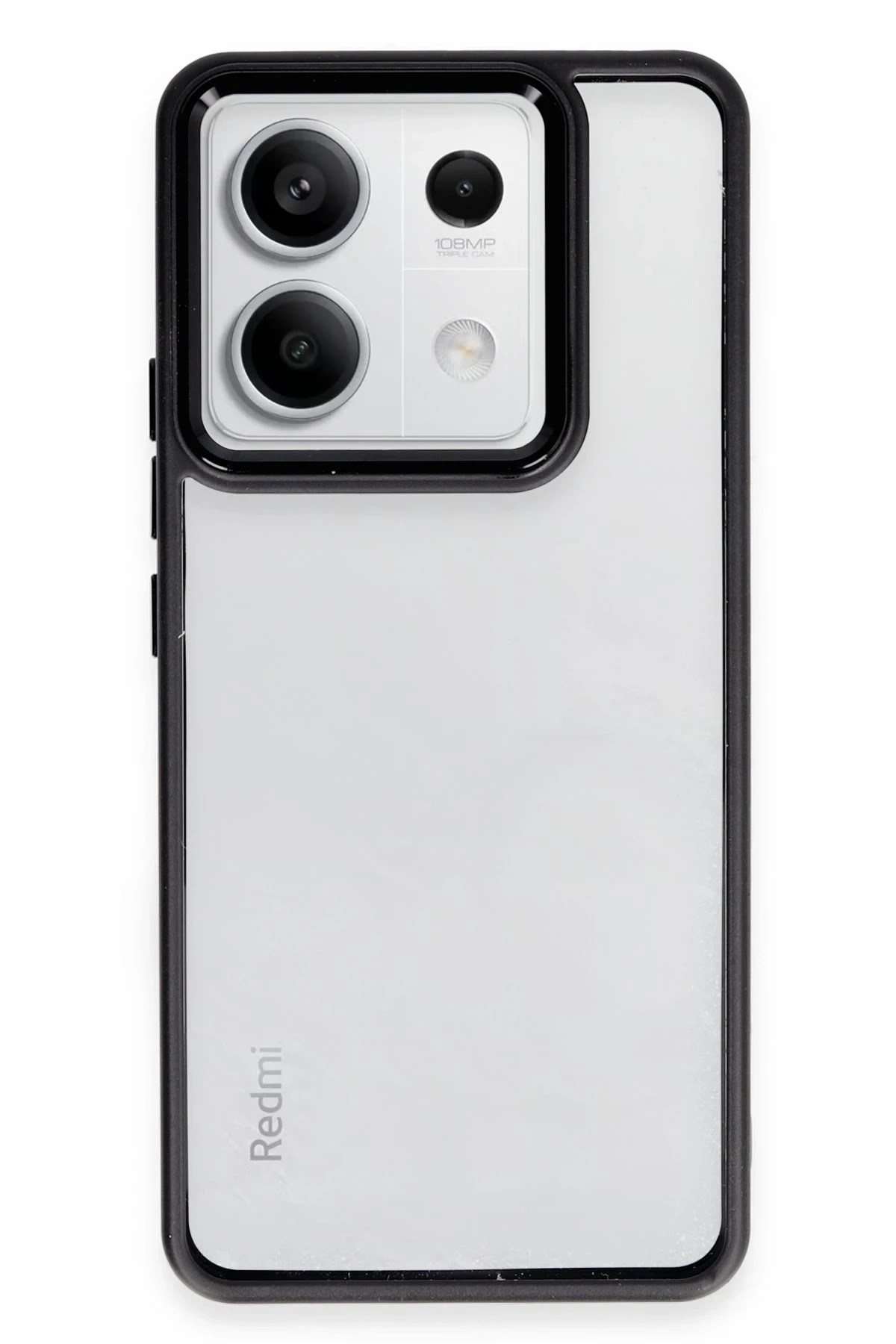Mey İthalat®   Redmi Note 13 Pro 5G Kılıf Power Silikon - Siyah