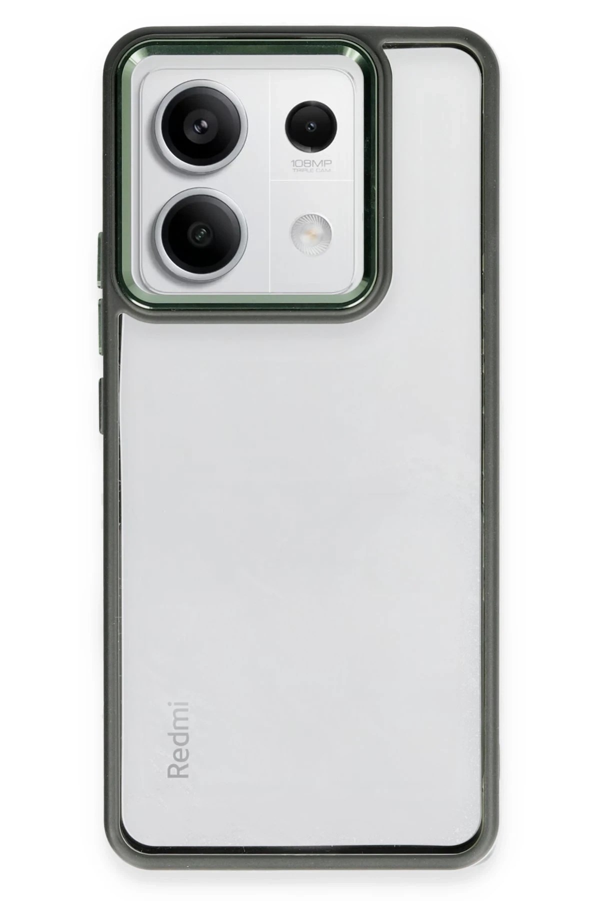 Mey İthalat®   Redmi Note 13 Pro 5G Kılıf Power Silikon - Koyu Yeşil